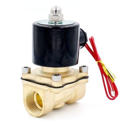 3/4 Inch 220V AC Brass Electric Solenoid Valve For Water Air Gas Fuels in Pakistan thumbnail 2