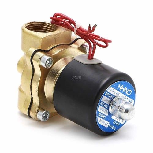 3/4 Inch 220V AC Brass Electric Solenoid Valve For Water Air Gas Fuels in Pakistan thumbnail 3