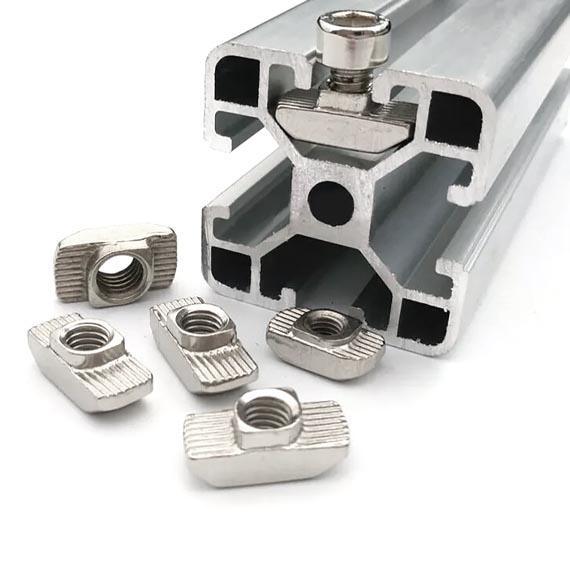 T Nuts Aluminium Extrusion Profile Parts in Pakistan 20pcs - T-NUT 40xM6 thumbnail 2