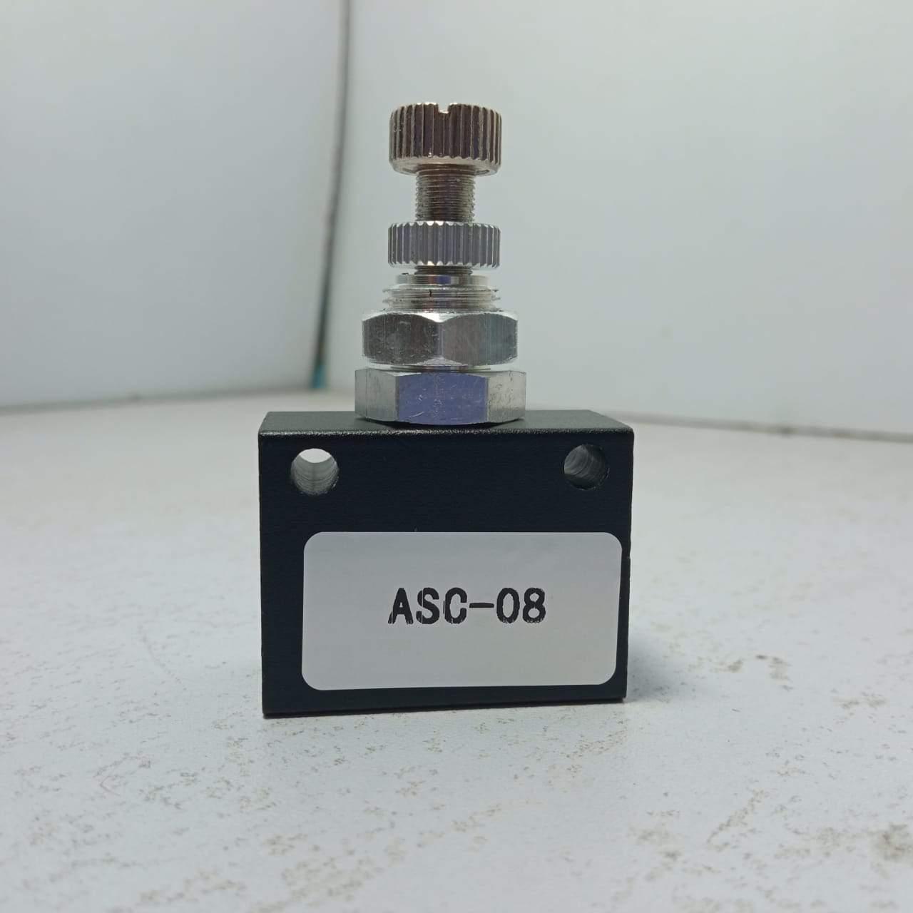 ASC200-08 One Way Throttle Control Valve, ASC-08 Speed Control Valve