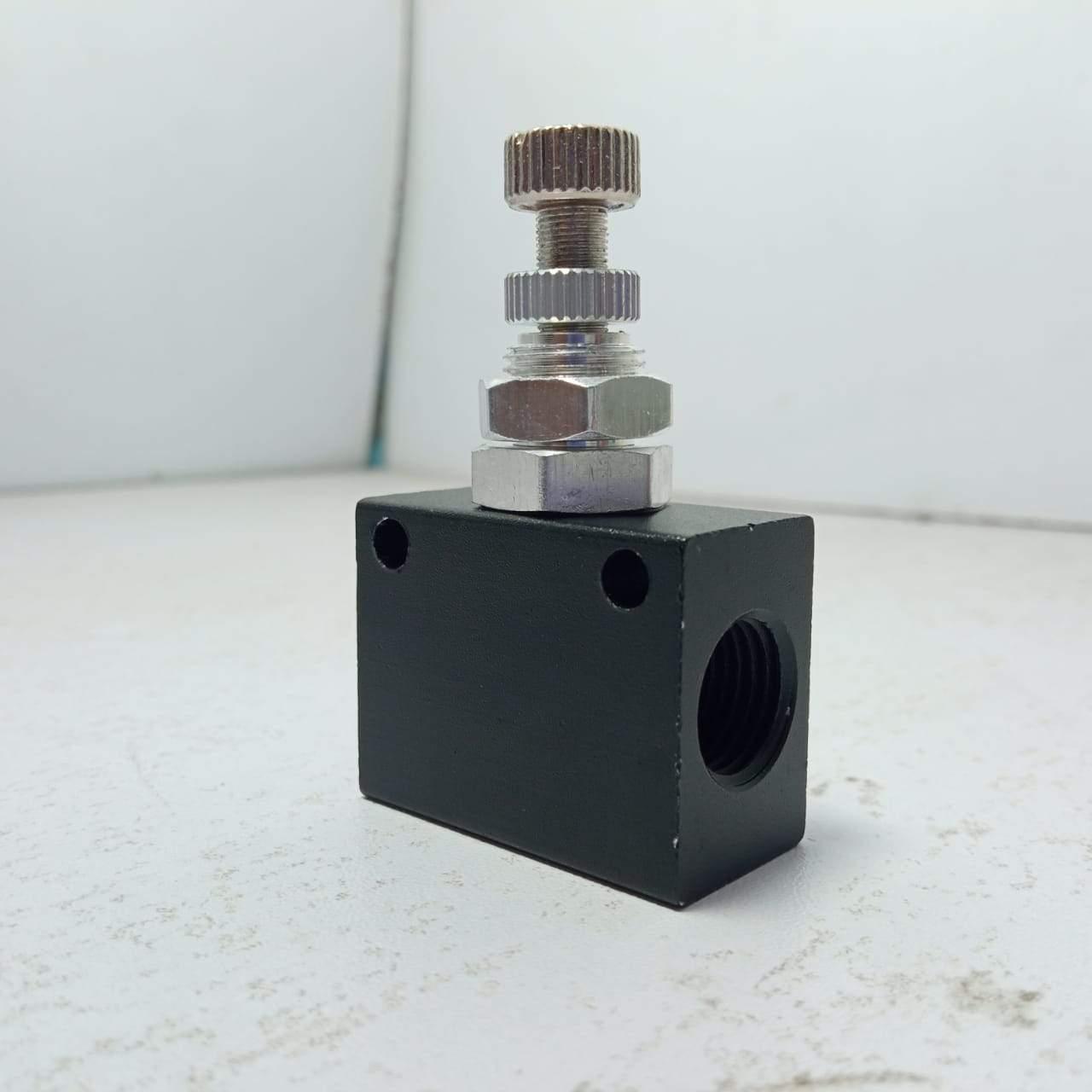 ASC200-08 One Way Throttle Control Valve, ASC-08 Speed Control Valve thumbnail 3
