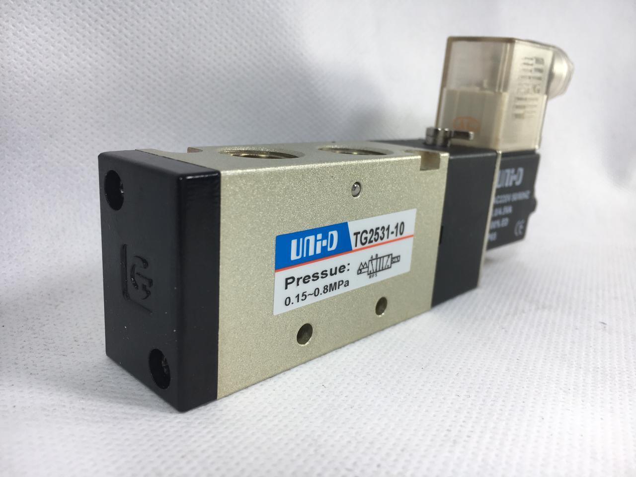 Five-way two-way solenoid valve TG2531-10-AC220V TG2531-10-DC24V TG2531-10-AC110V thumbnail 2