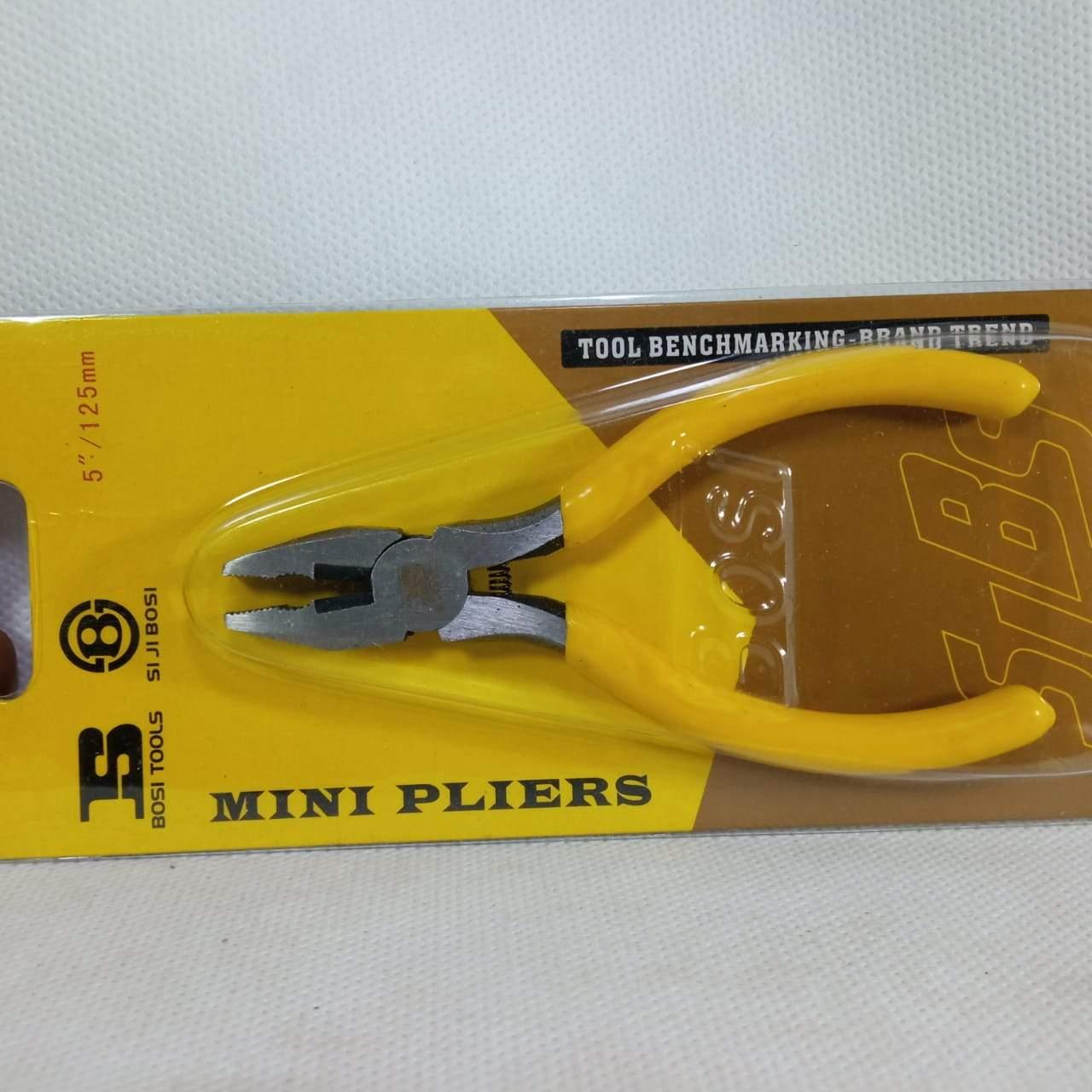 BOSI Mini Combination Pliers For Personal And Professional Use BS190581 125MM in Pakistan