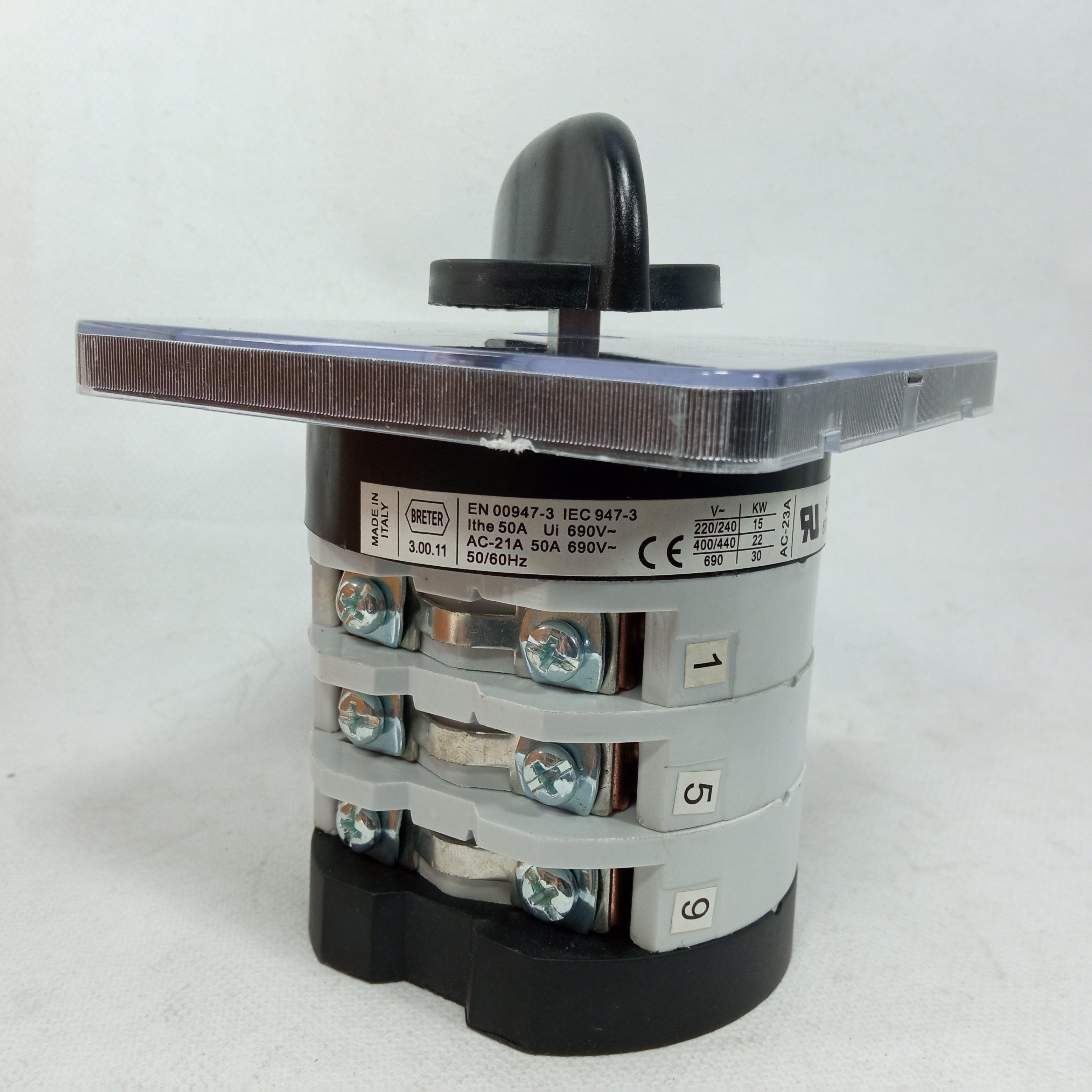 BRETER Cam Switch 1-0-2 Position Rotary Changeover Switches in Pakistan - 75A/4 thumbnail 6