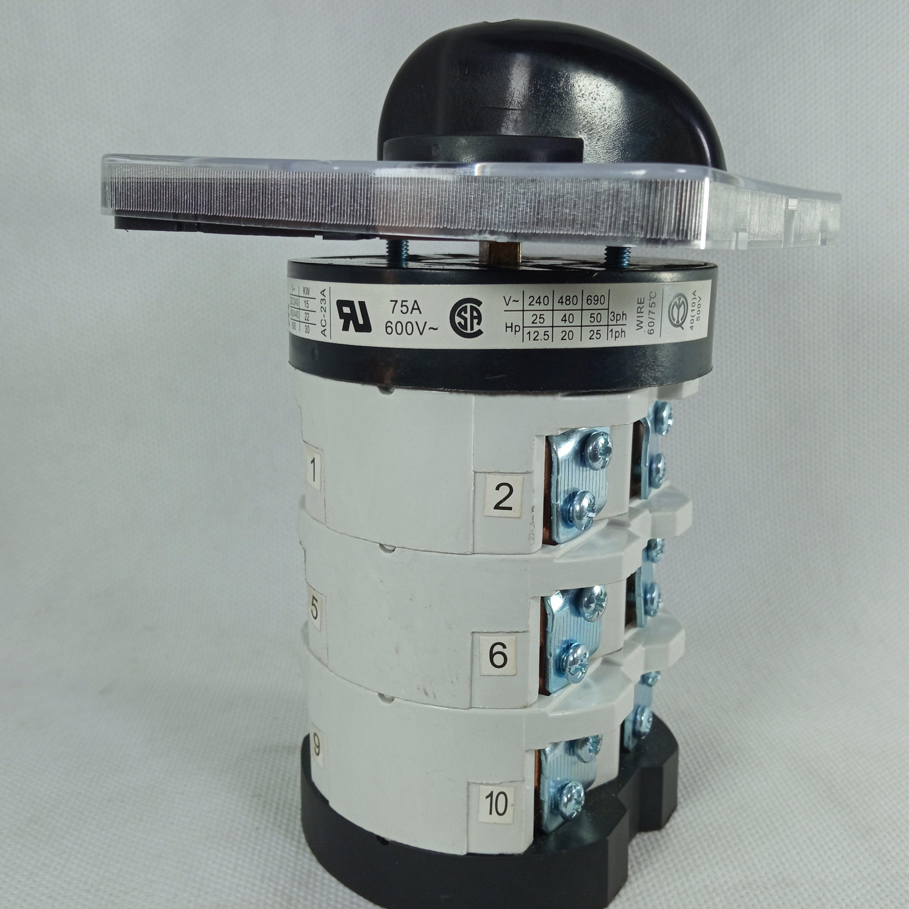 High Current 75A Cam Switch 0-3 Position 3 Poles Rotary Changeover Switches in Pakistan thumbnail 2