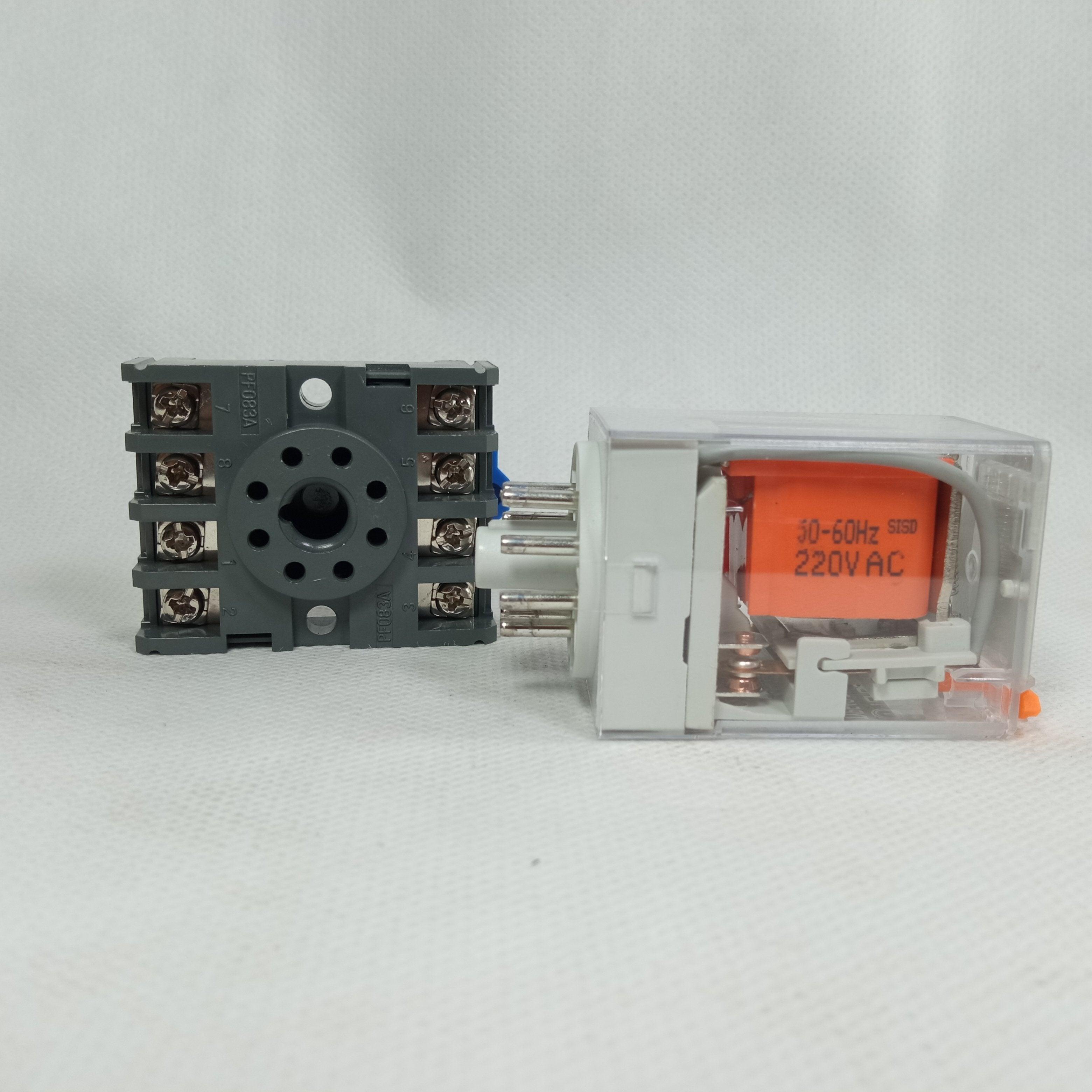 Tense Relay 8 Pin 10A-250V AC 220V in Pakistan thumbnail 4