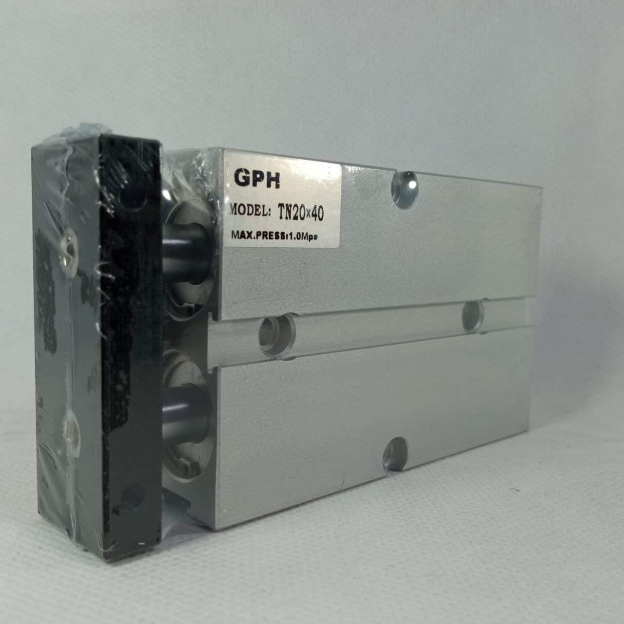 Pneumatic  Double Rod Aluminum Alloy Cylinder Bore in Pakistan - TN20 x 40 thumbnail 3