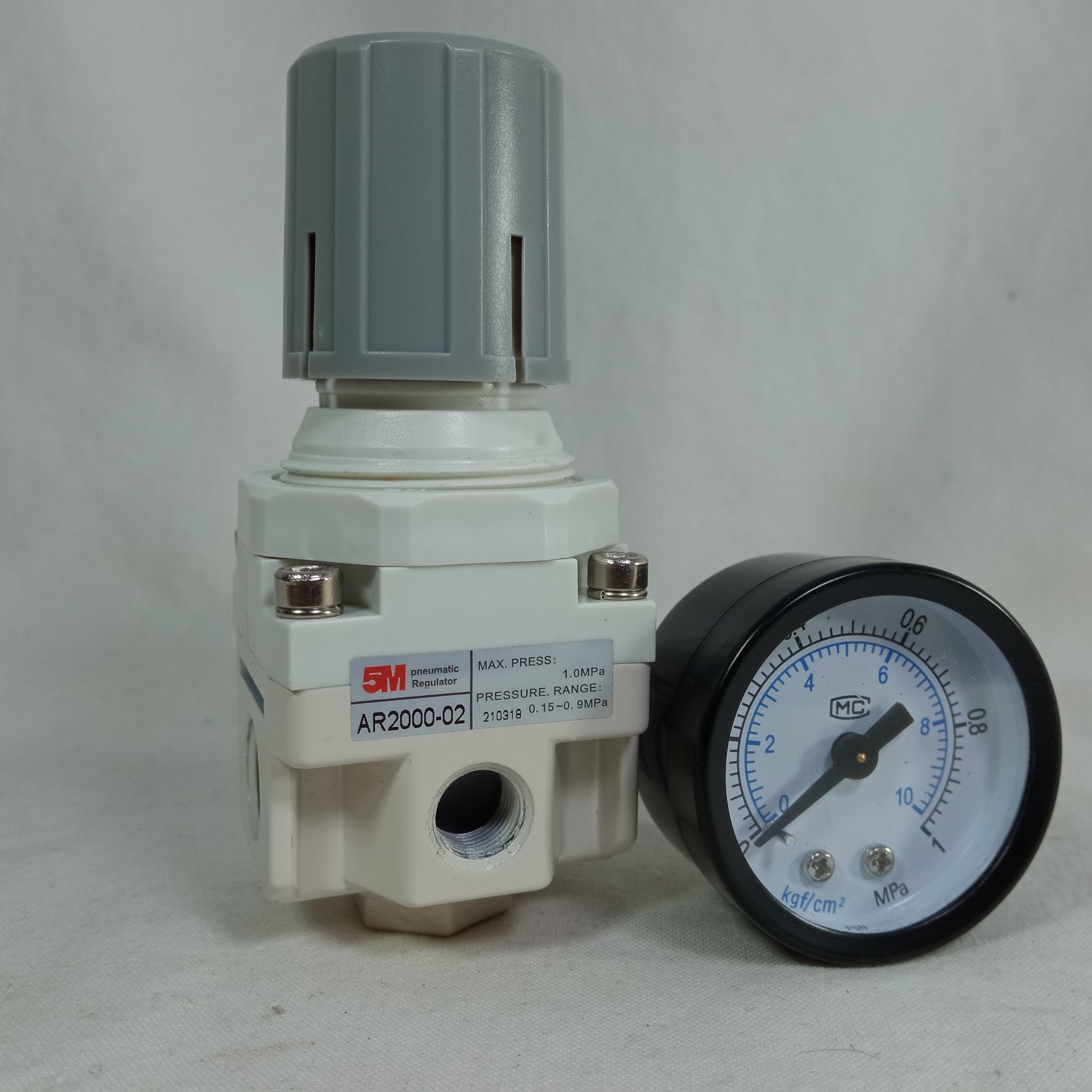 AR2000-02 Adjustable Air Regulator Pressure Gauge Reducing Valve Sign in Pakistan