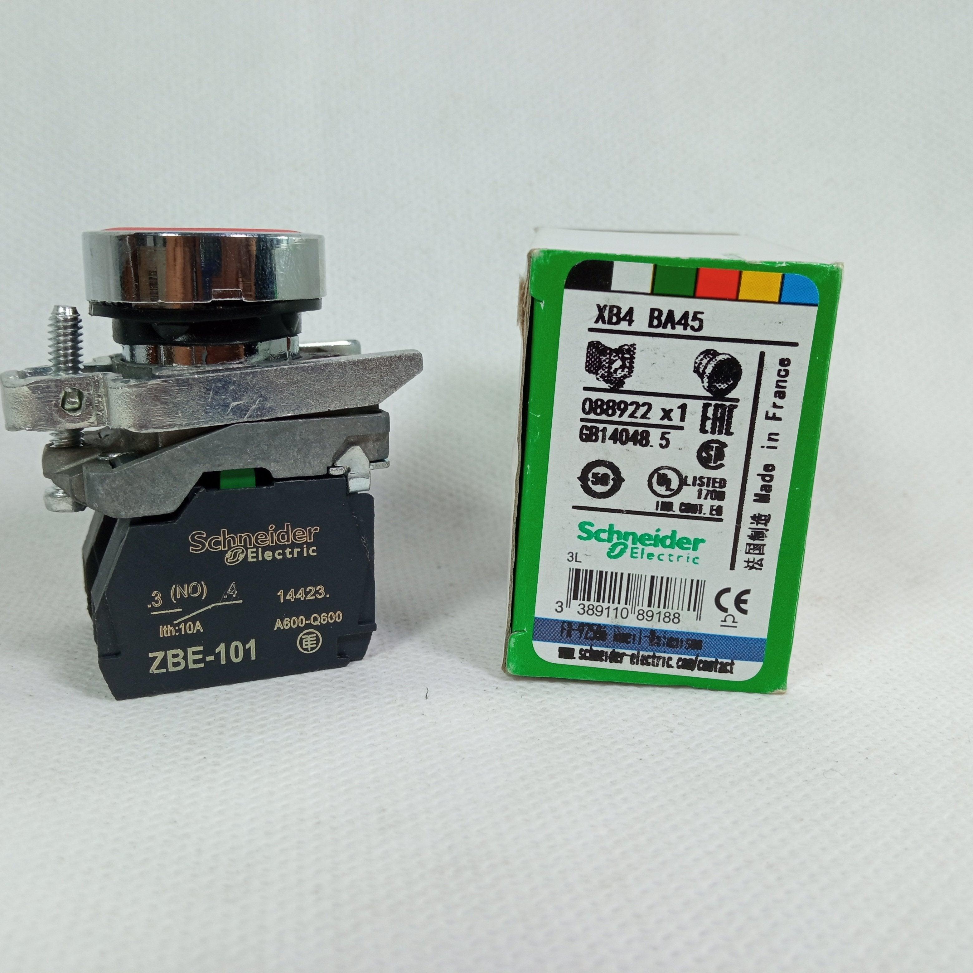 Schneider 22mm Push Button / Miniature  Push Button On Off Switch in Pakistan - Red thumbnail 3