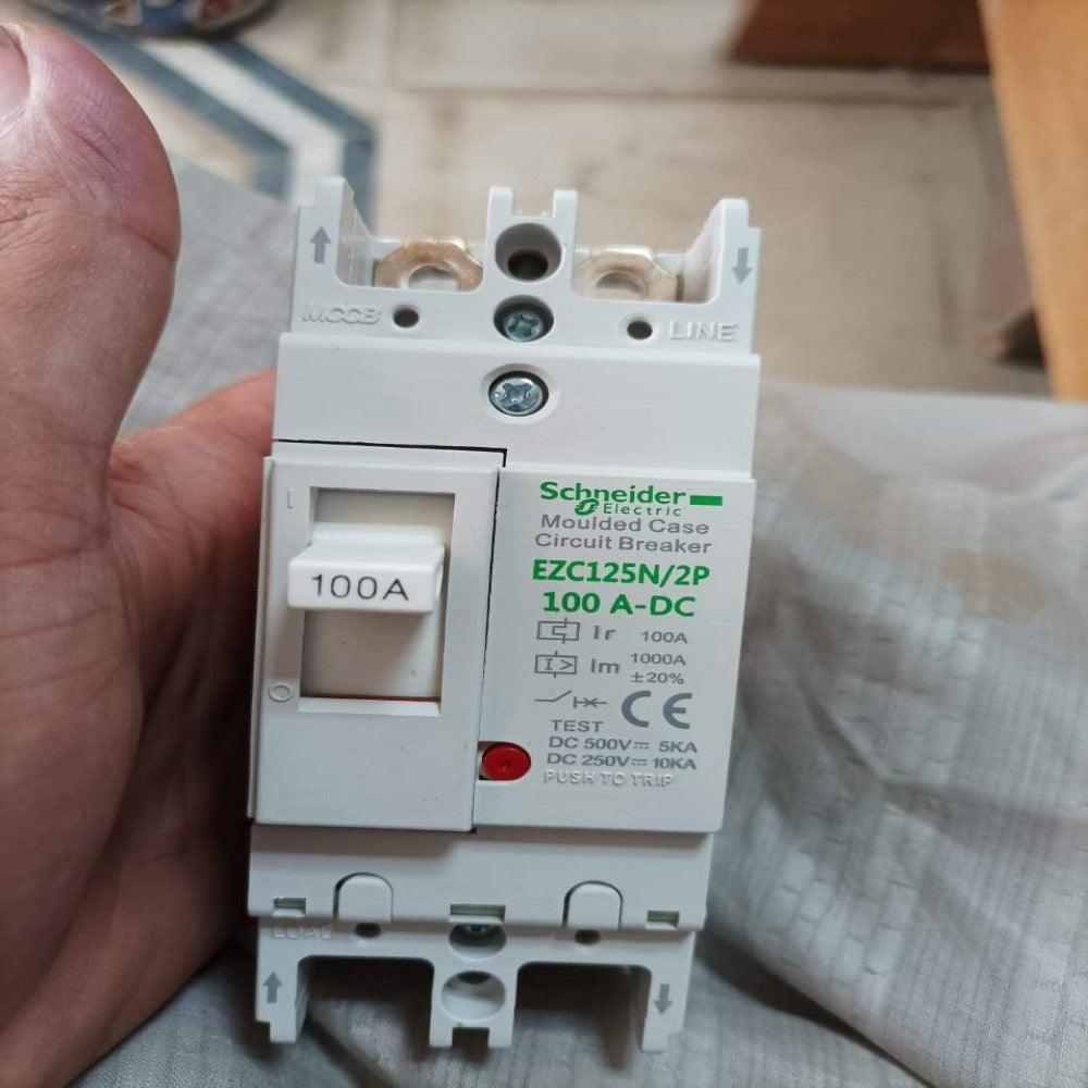 Schneider Electric DC Breaker EZC125N 2P in Pakistan - 100 Ampere