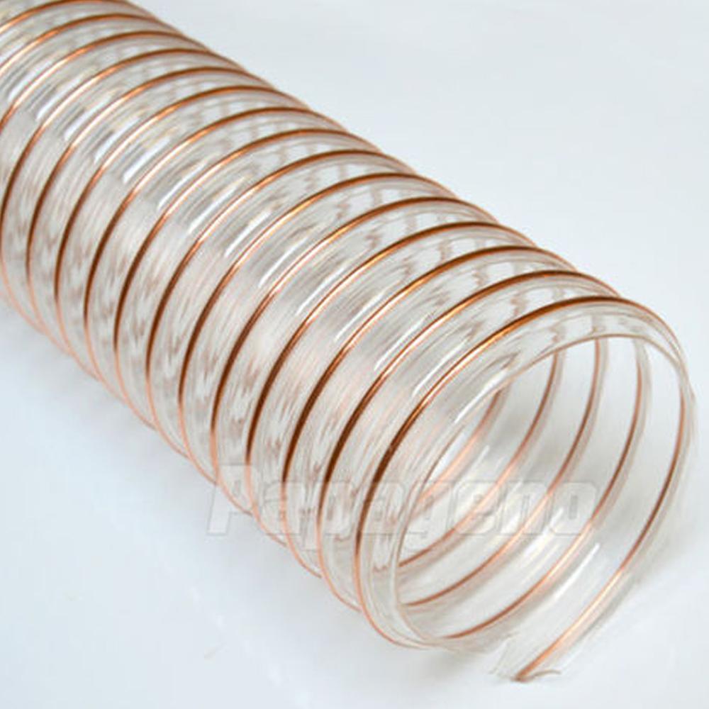 Transparent PVC Spring Hose Pipe in Pakistan - 2.5 inch thumbnail 2