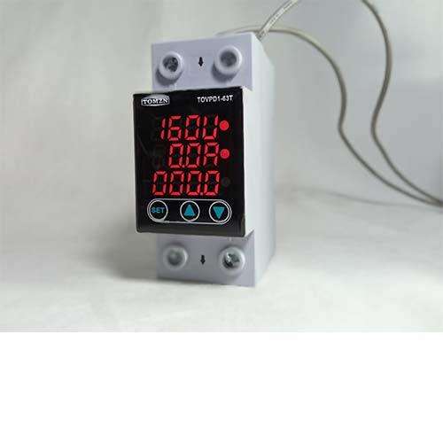 63A 3 in 1 Din Rail Adjustable Current Voltage Protection Device TOVPD1-63T Tomzn in Pakistan thumbnail 4