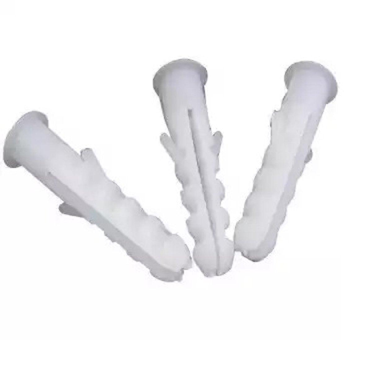 White Plastic Wall Plugs Rawl Plugs Roll Plugs Gitti in Pakistan