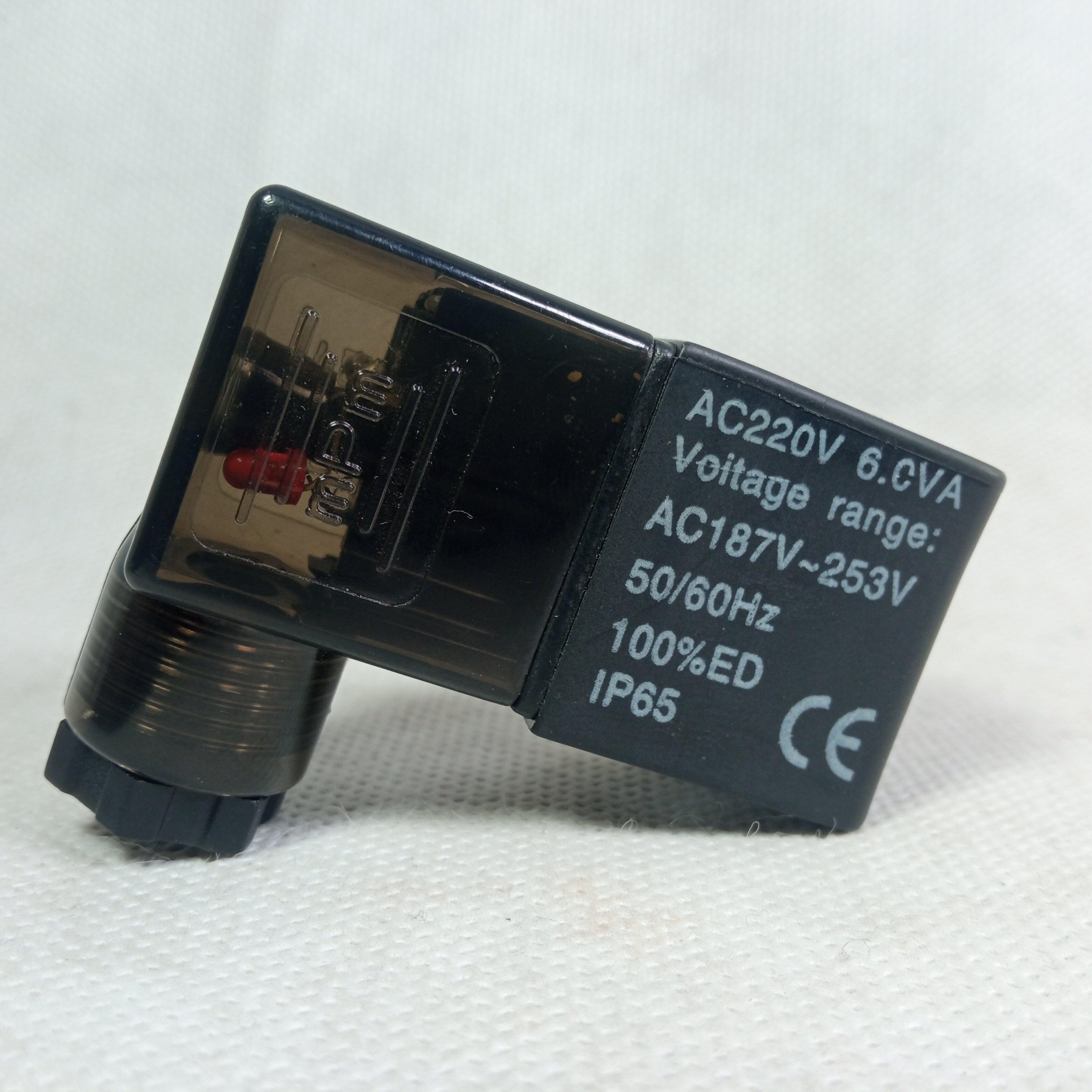 Pneumatic Solenoid Valve Coil 4V210 DC 12V/24V AC 220V Coil in Pakistan - 220VAC