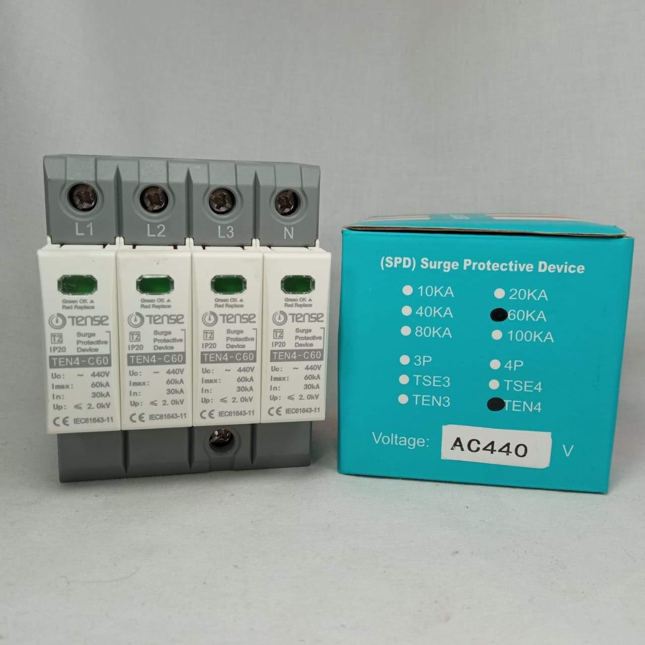 Surge Protective Device IP20 TEN2-C60 60KA 4 Pole AC (TENSE) in Pakistan - Simple thumbnail 2