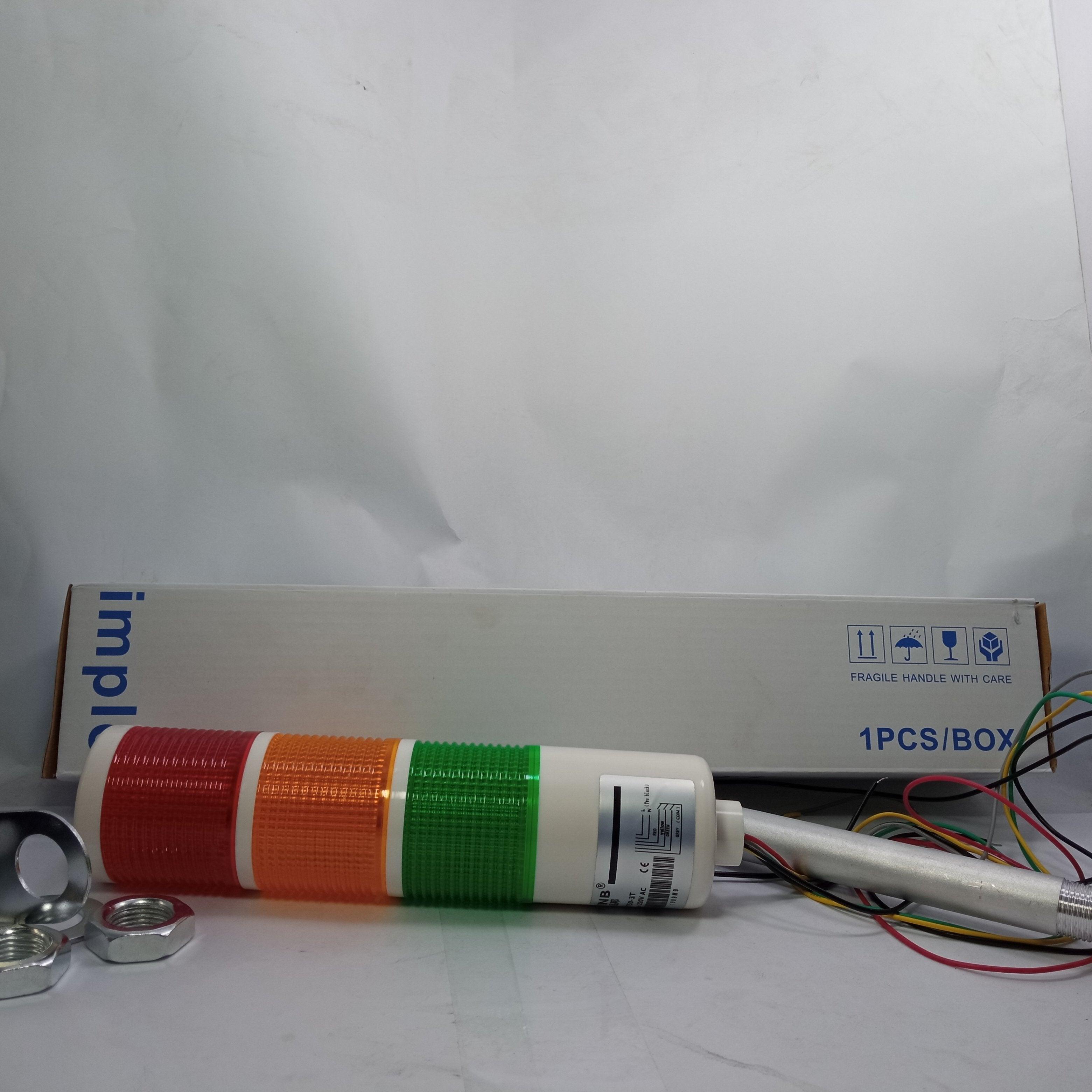LED Industrial Signal Tower Light 3 Colors Flash LED Light Warning Lamp for CNC Machines thumbnail 3