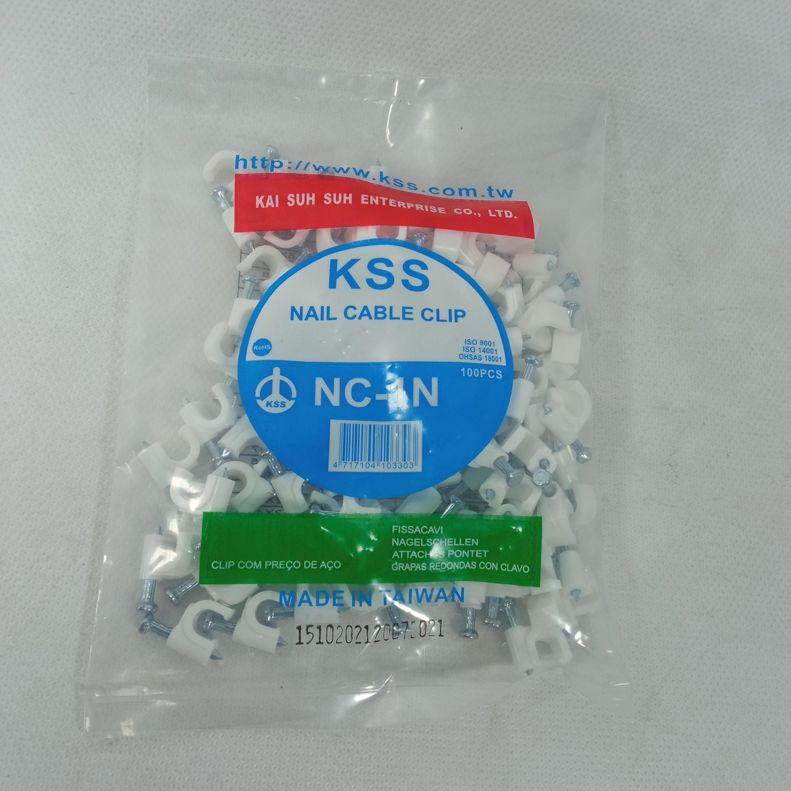 KSS Nail Clamp Cable Clip Wire Clip Different Sizes in Pakistan - 5mm thumbnail 2