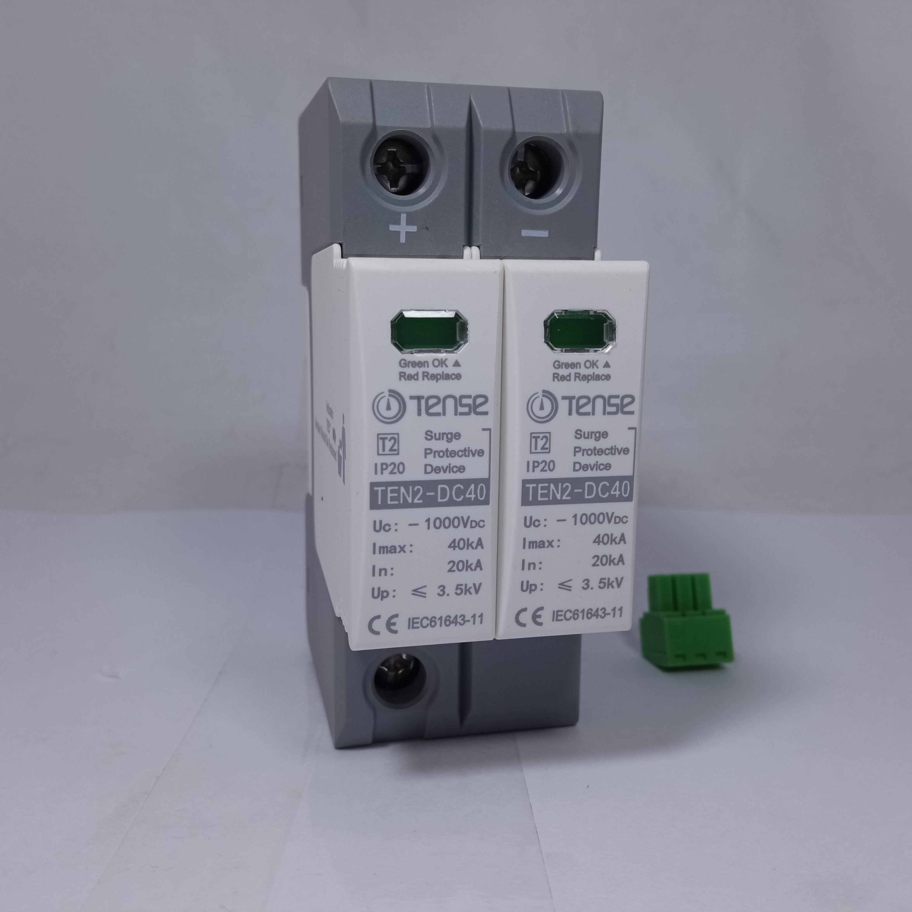 TENSE DC Surge Protective Device IP20 TEN2-DC40 40KA 2 Pole in Pakistan - Feed back thumbnail 3