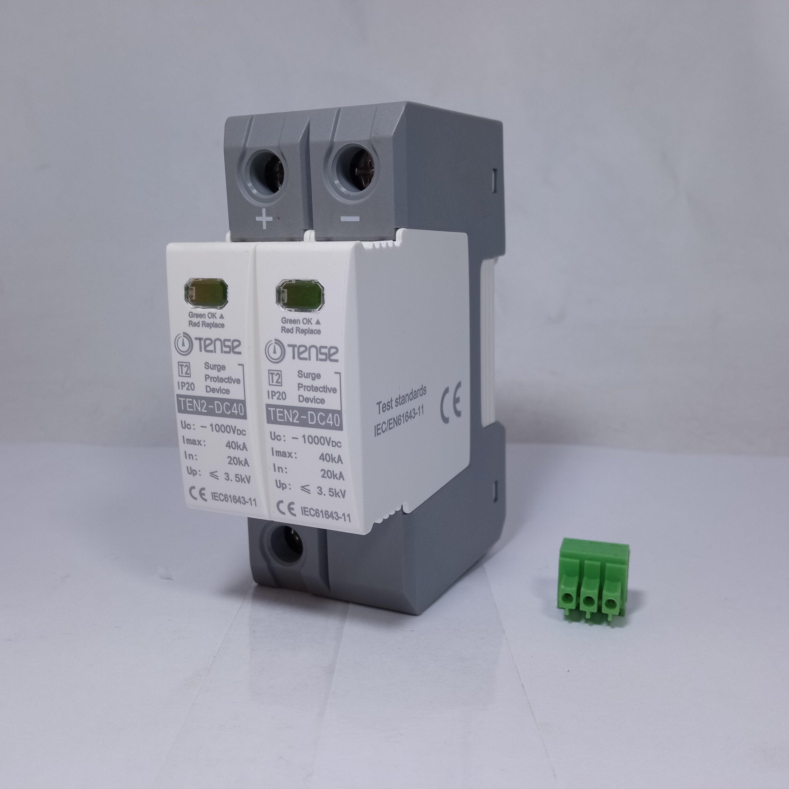 TENSE DC Surge Protective Device IP20 TEN2-DC40 40KA 2 Pole in Pakistan - Feed back thumbnail 4
