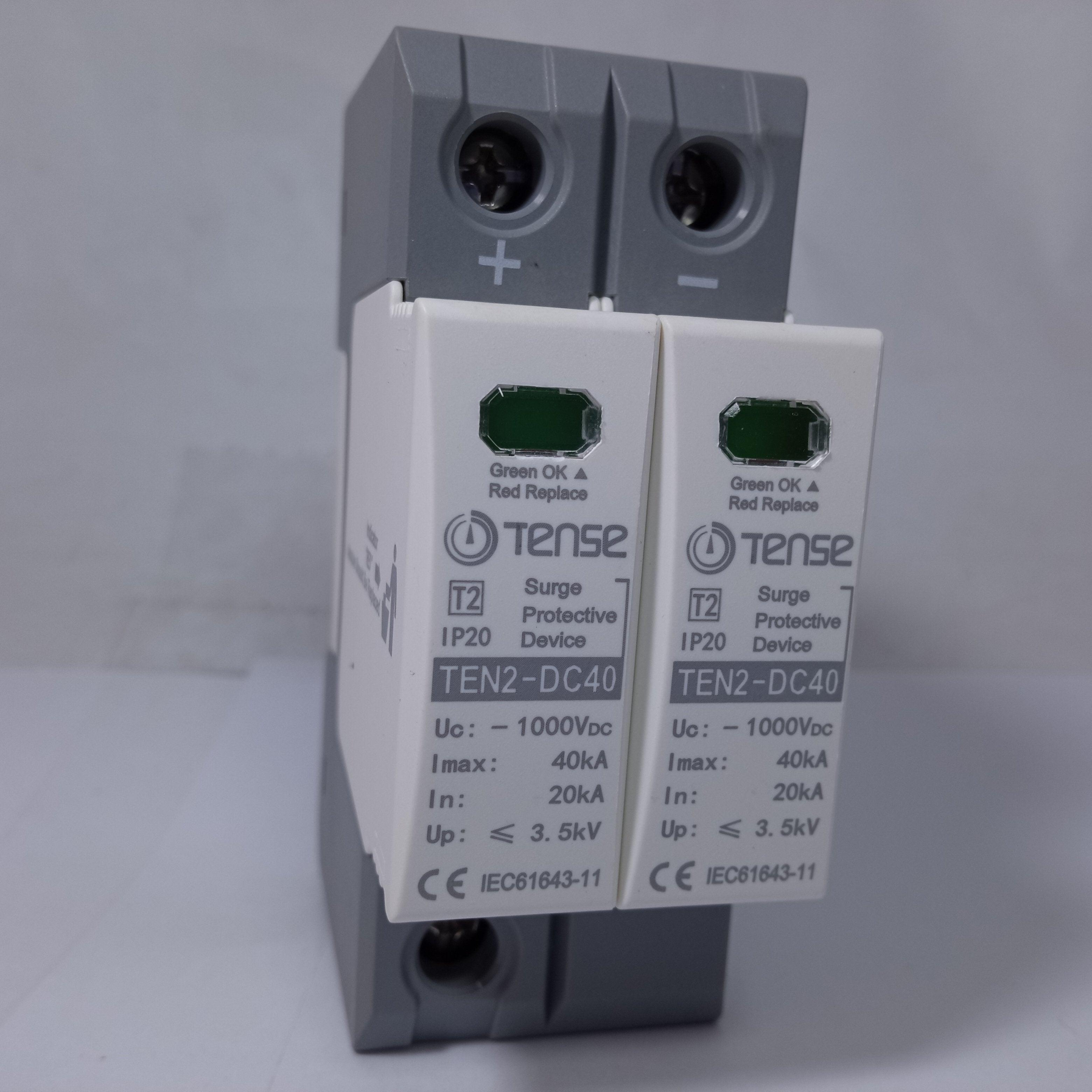 TENSE DC Surge Protective Device IP20 TEN2-DC40 40KA 2 Pole in Pakistan - Simple thumbnail 5