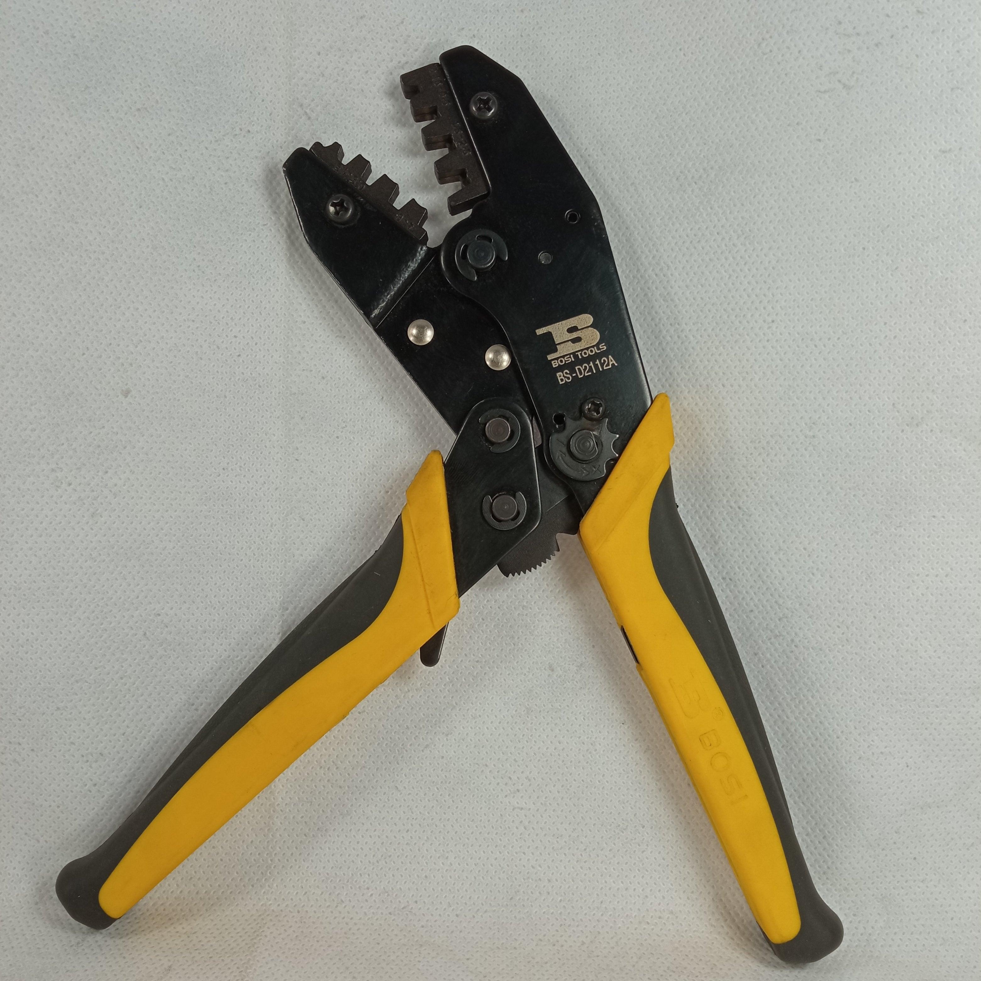 BOSI Hand Insulated Ratchet Terminal Crimping Plier BS-D2112A thumbnail 2