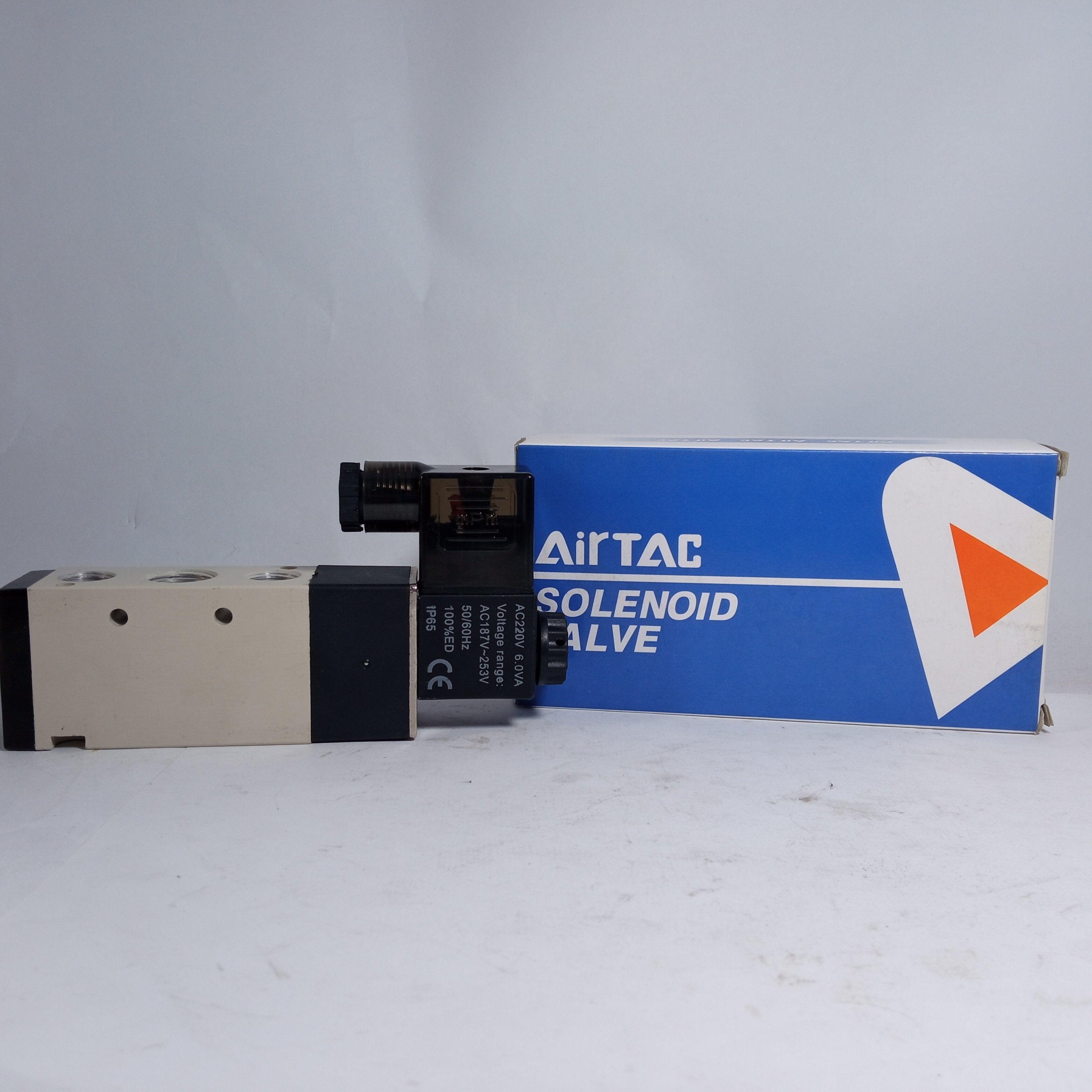 Two Five-Way Solenoid Valve 4V210-06 / 08 4V110-06 4V310-10 4V410-15 (AIRTEC) in Pakistan - 4V210-08