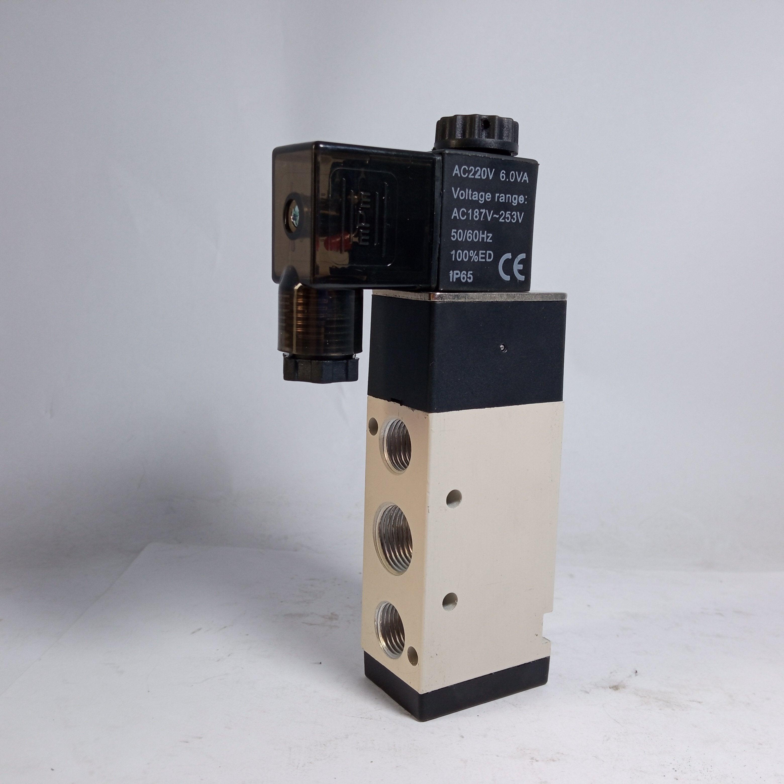Two Five-Way Solenoid Valve 4V210-06 / 08 4V110-06 4V310-10 4V410-15 (AIRTEC) in Pakistan - 4V210-08 thumbnail 5