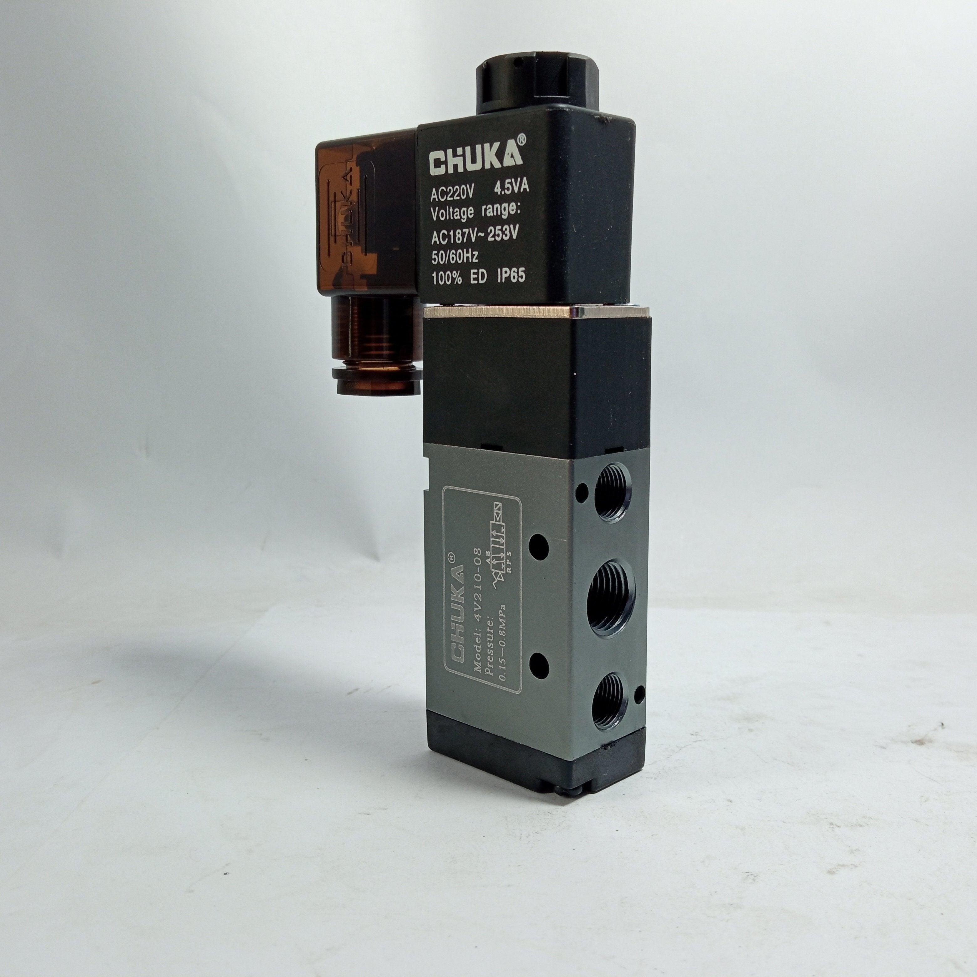 Solenoid Valve 4v210-08 4V310-10 4V410-15 two Way Valve (Chuka) - 4V310-10 thumbnail 4