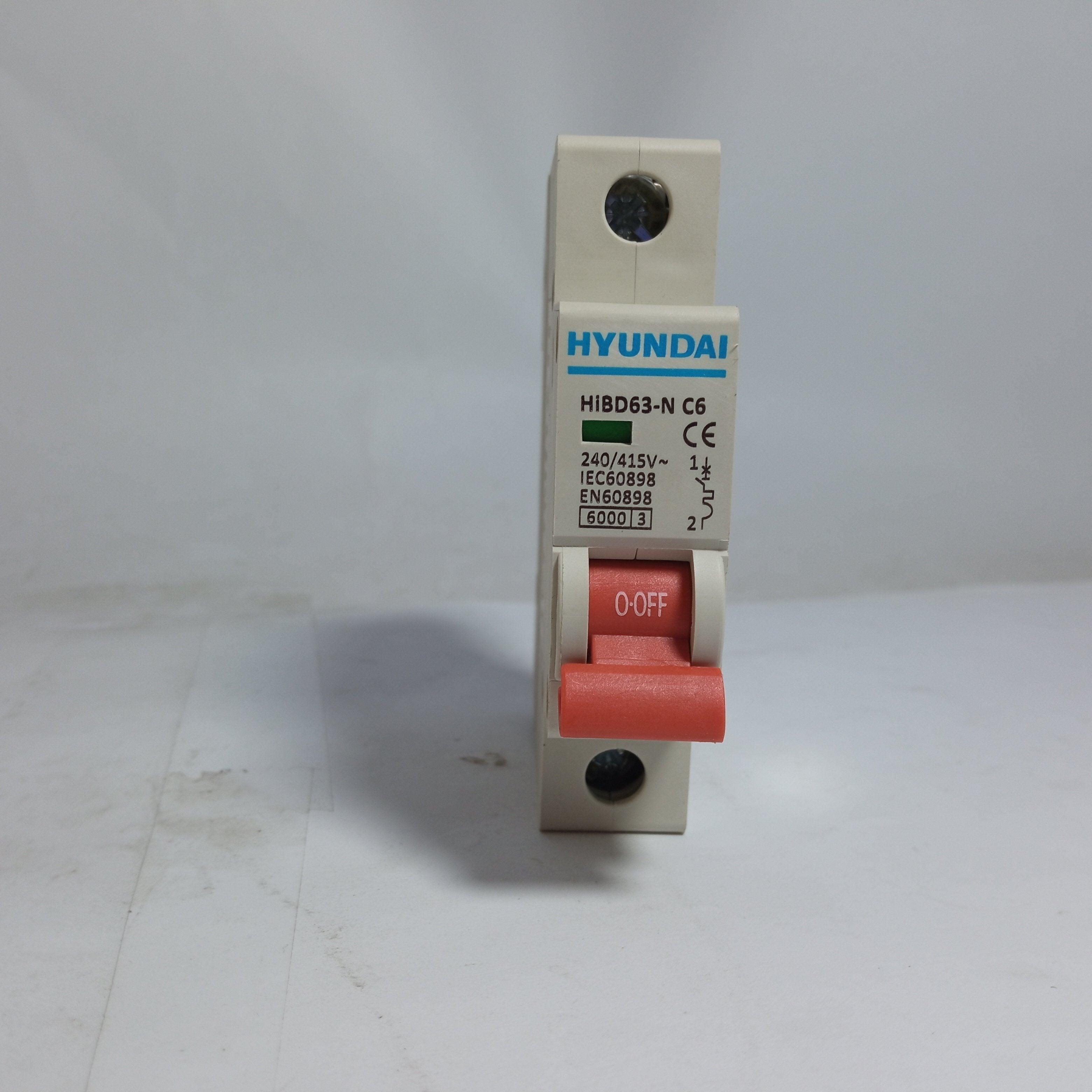 HYUNDAI Miniature Circuit Breaker EN60898 HIBD63 in Pakistan - 63A