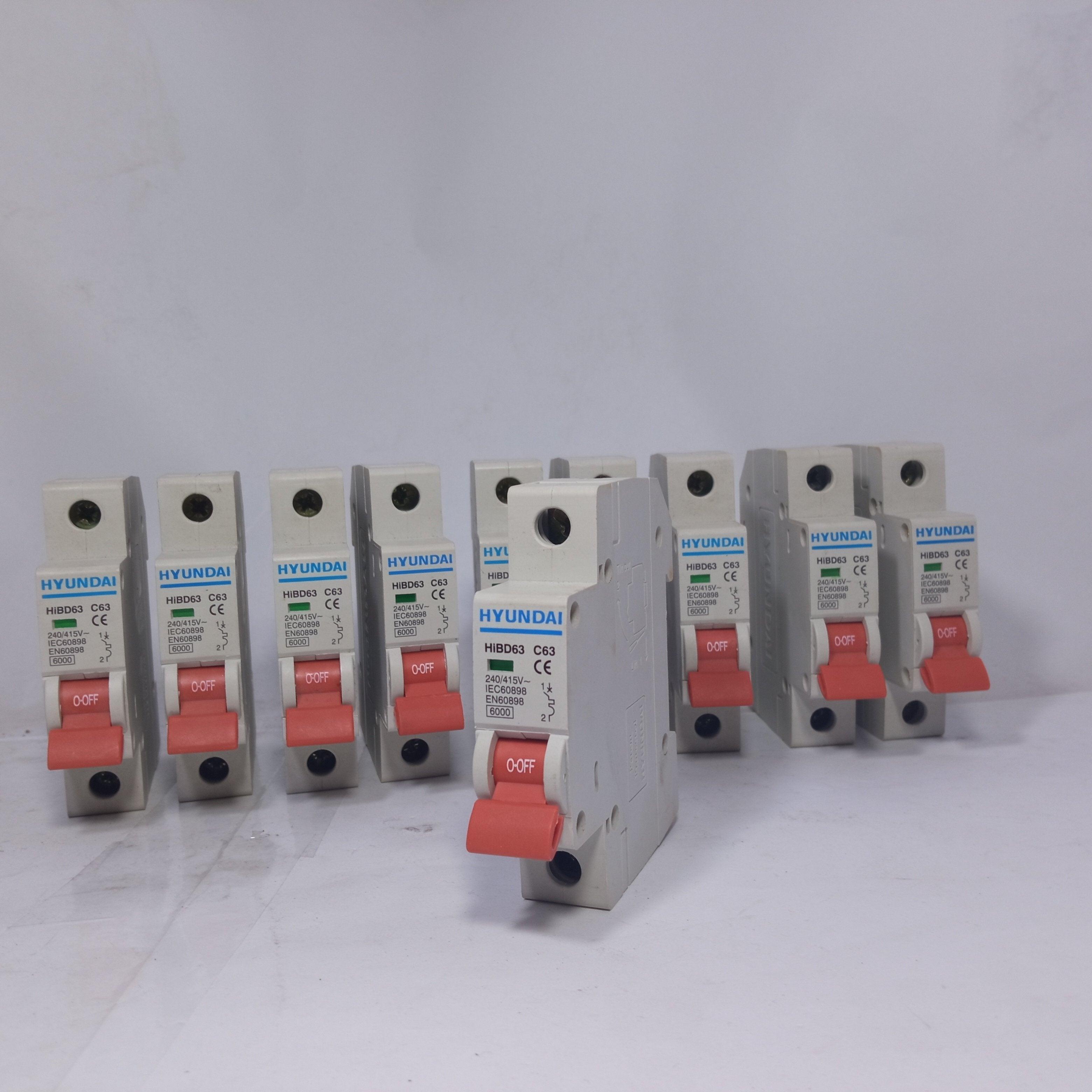 HYUNDAI Miniature Circuit Breaker EN60898 HIBD63 in Pakistan - 10A thumbnail 4