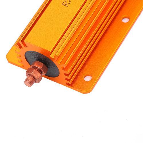 RX24 200W 1ohm / 2ohm / 4ohm / 8ohm / 10ohm Aluminum Shell Resistance Metal Wirewound Wire Wound Winding Resistor Dummy Road thumbnail 2