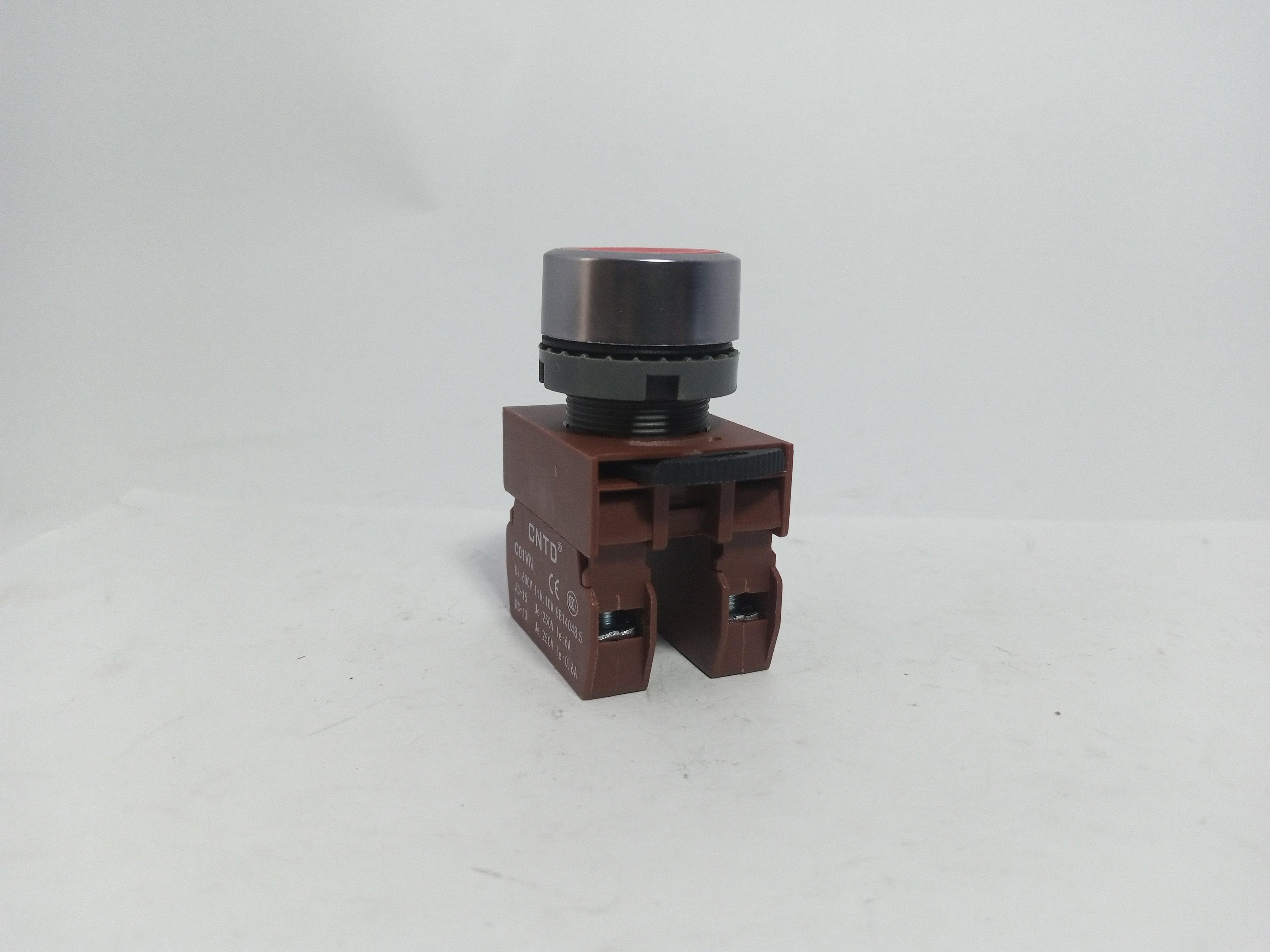 CNTD C01VN Flat Head Button Switch Power in Pakistan - CNTD C01VN / Red thumbnail 2