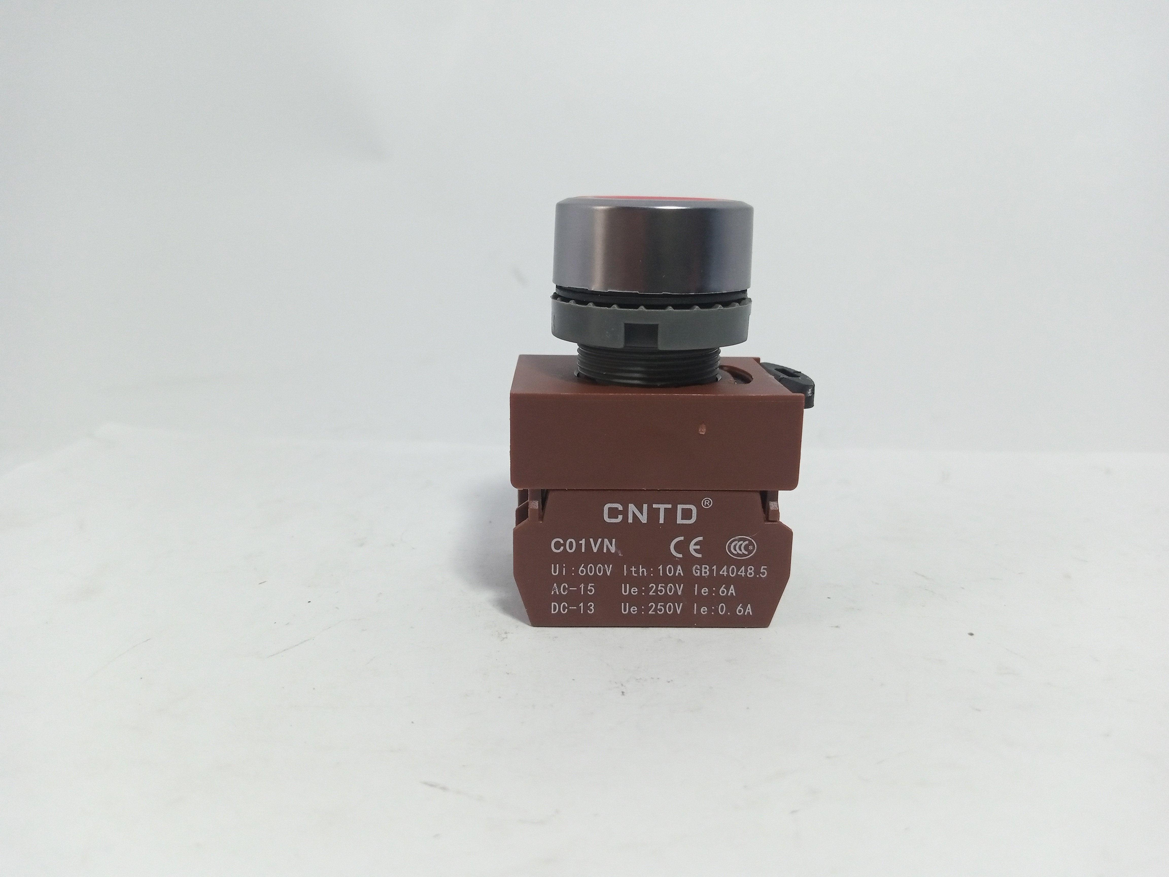 CNTD C01VN Flat Head Button Switch Power in Pakistan - CNTD C01VN / Red thumbnail 3