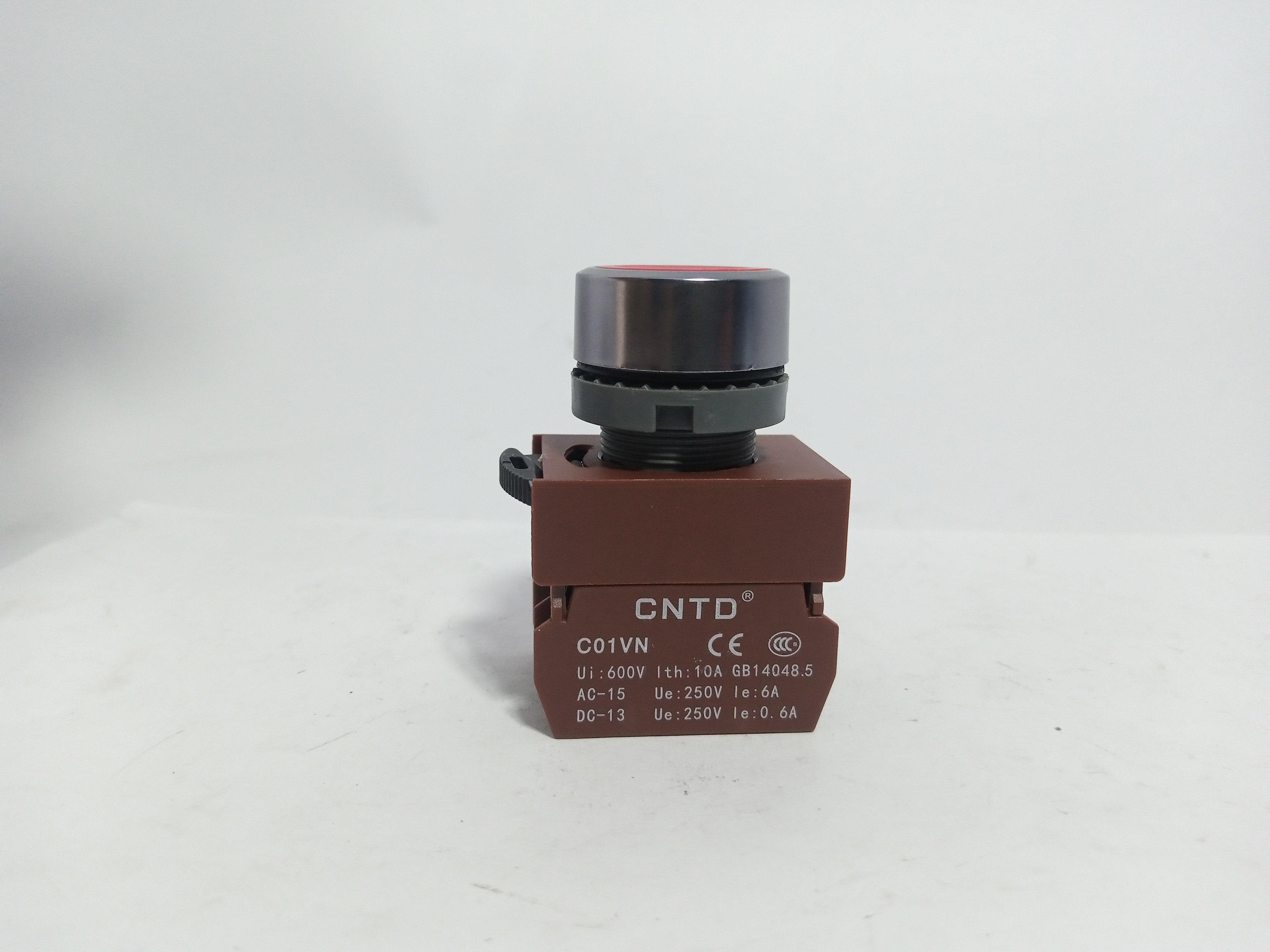 CNTD C01VN Flat Head Button Switch Power in Pakistan - CNTD C10VN / Green thumbnail 4