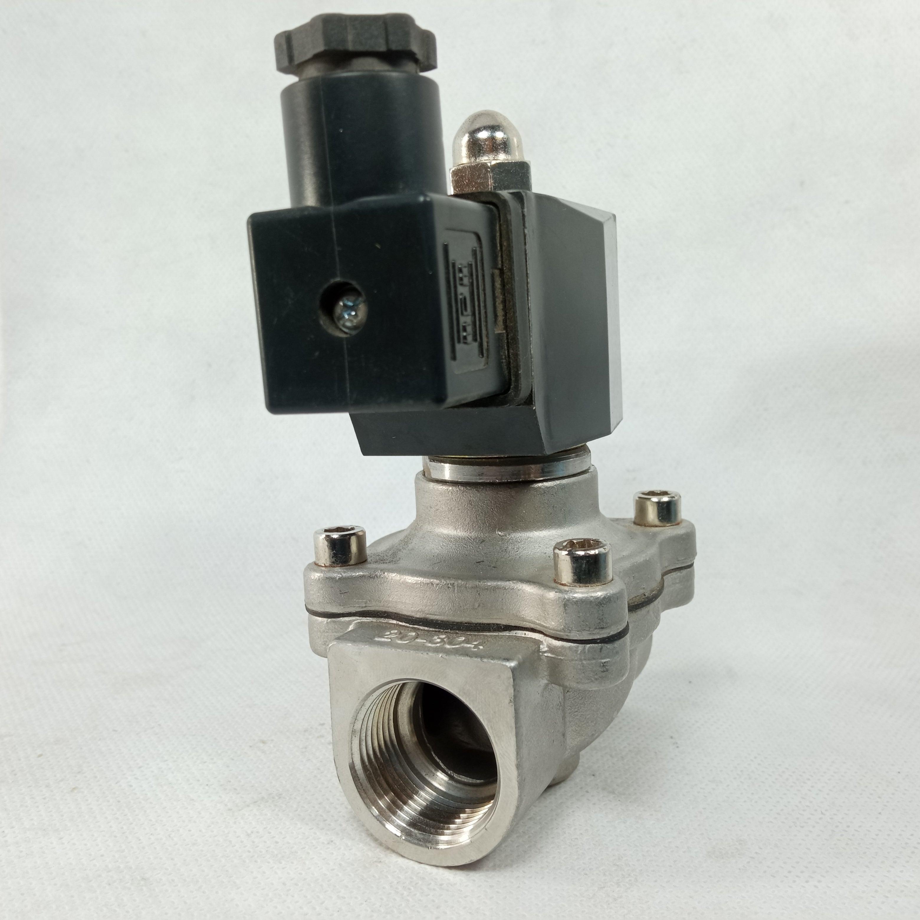 Solenoid Valve SS AC220V in Pakistan - 1 inch thumbnail 3