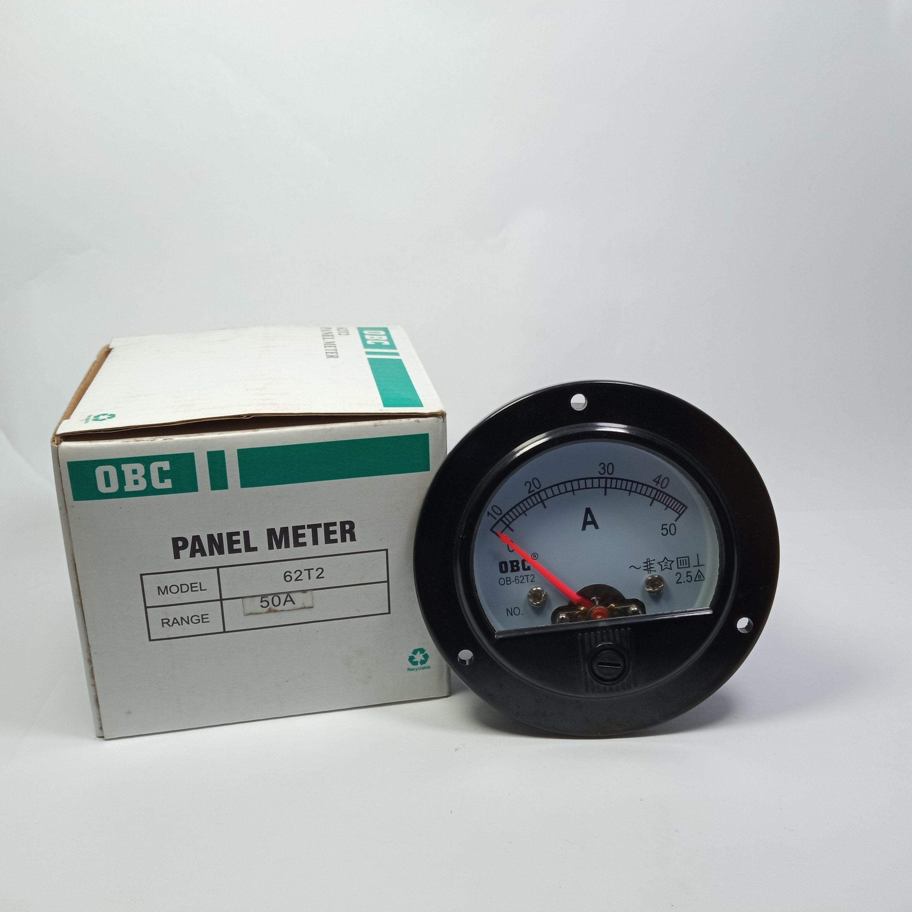OBC OB-62T2 Panel Meter Range 50A - Ampere Meter thumbnail 2