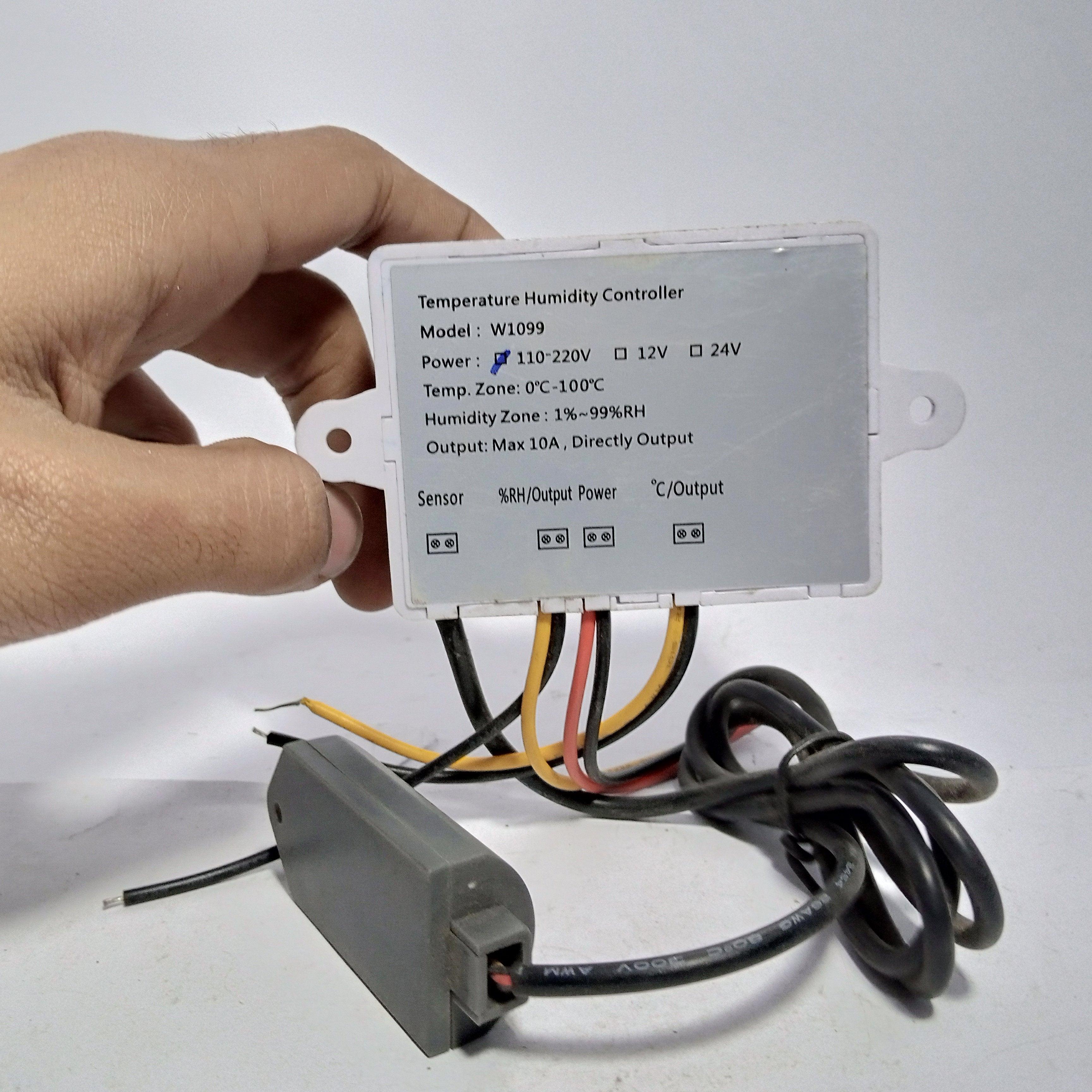 Humidity Controller, Digital Thermostat, Incubator,Temperature, 10A Direct Output Hygrometer, XK-W1099 thumbnail 3