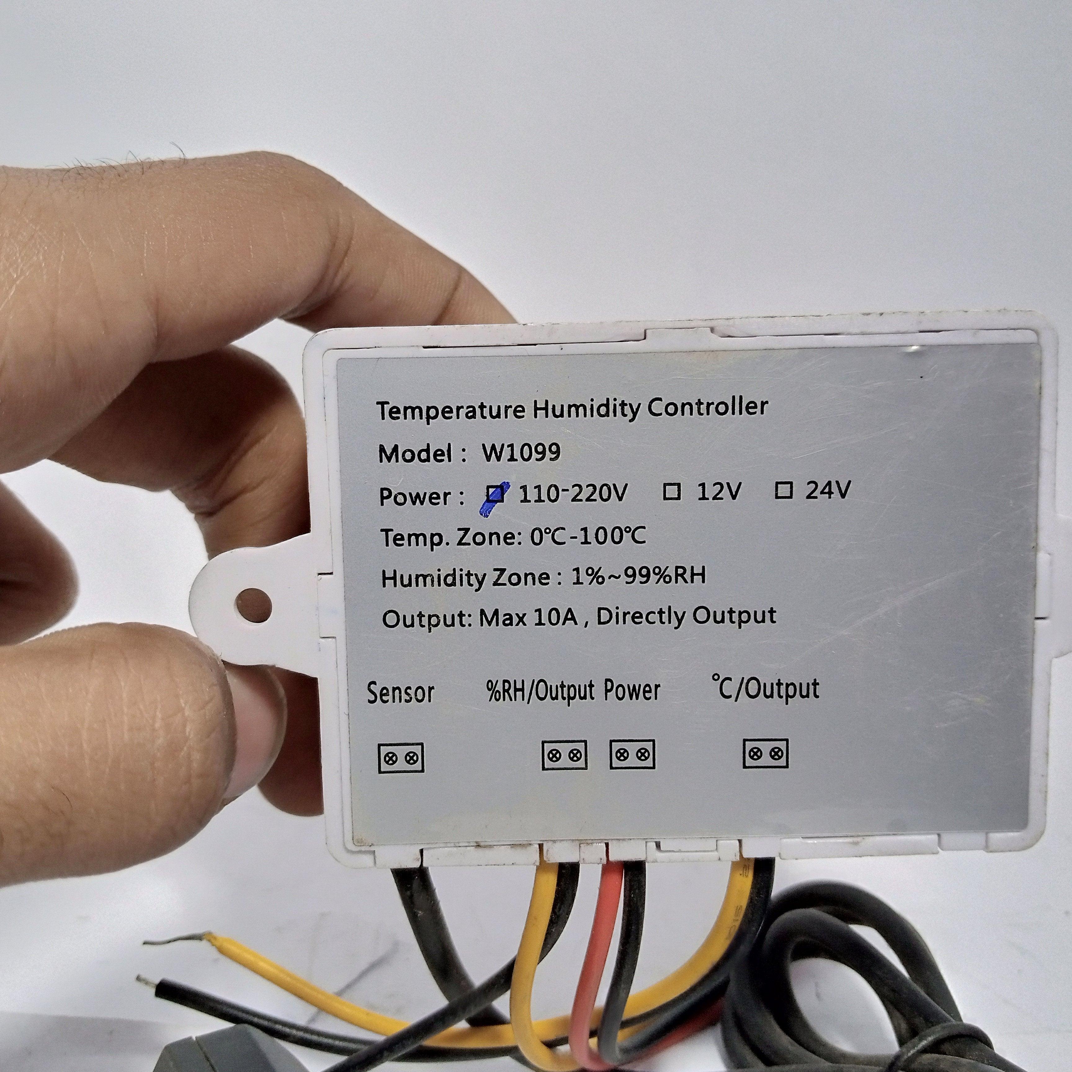 Humidity Controller, Digital Thermostat, Incubator,Temperature, 10A Direct Output Hygrometer, XK-W1099 thumbnail 4