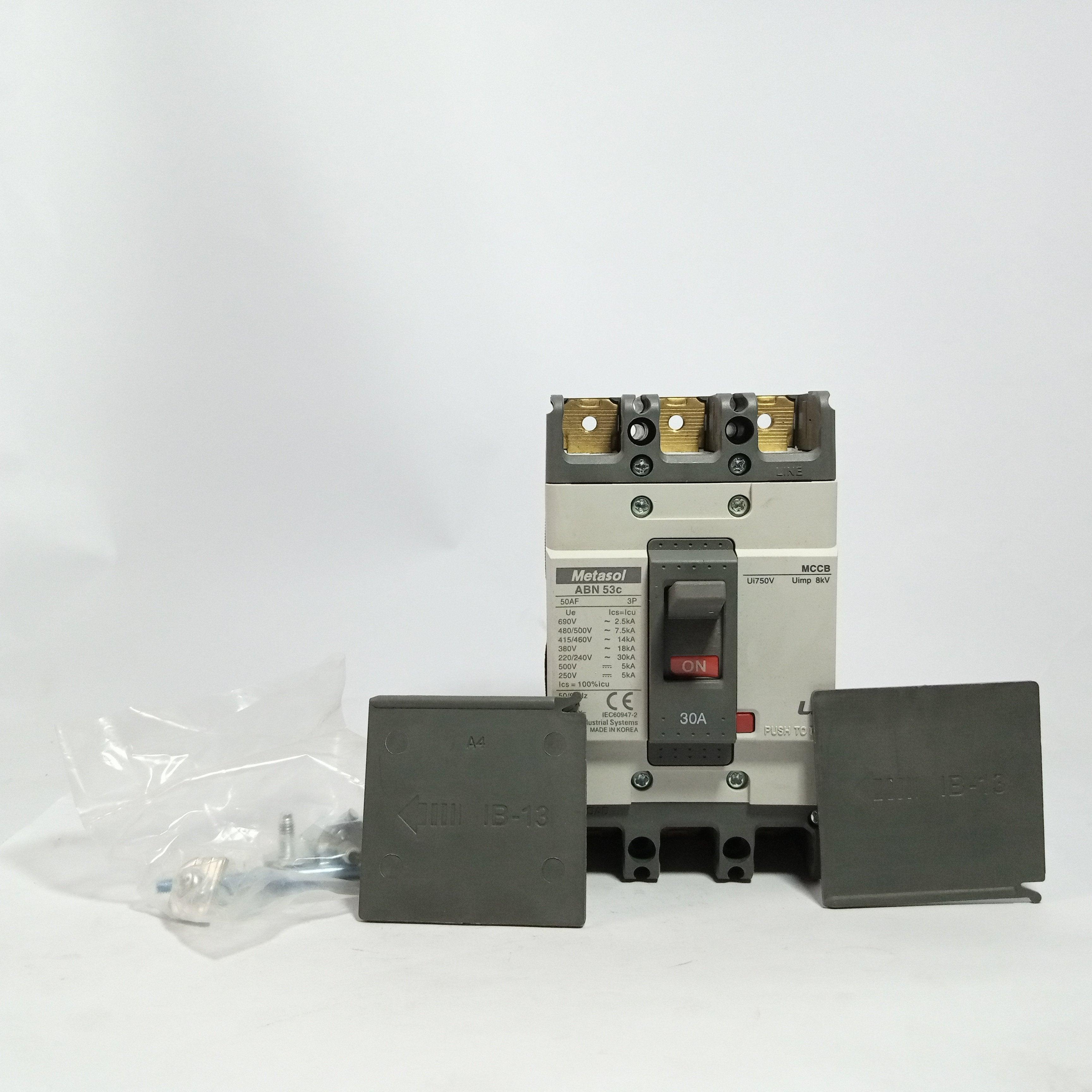 LS Metasol ABN 53C 50AF Molded Case Circuit Breaker 3P MCCB N-Type in Pakistan - 100A thumbnail 3