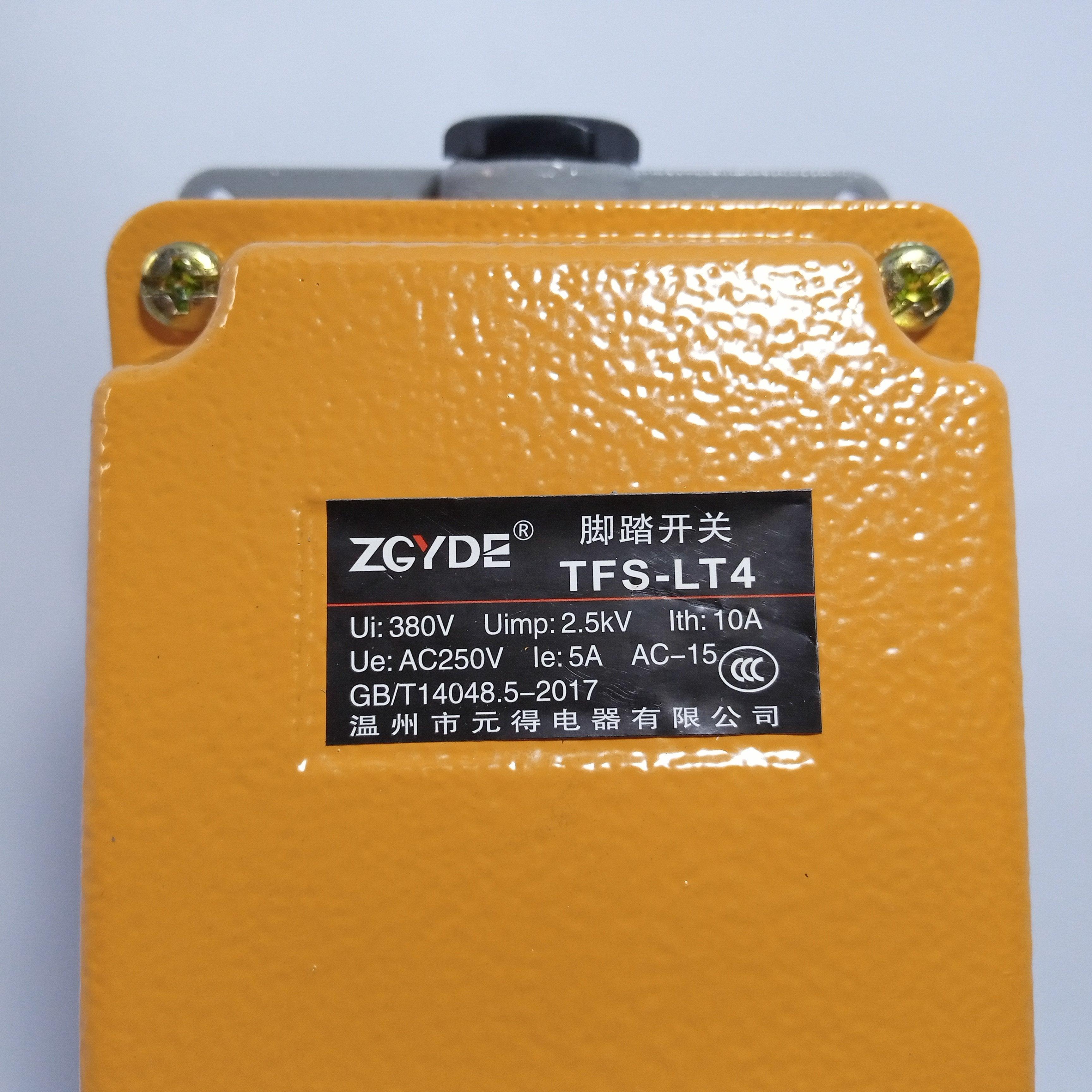 LT4 Foot Switch Aluminum Case Foot Switch for Machine Tool Control Silver Contact in Pakistan thumbnail 5