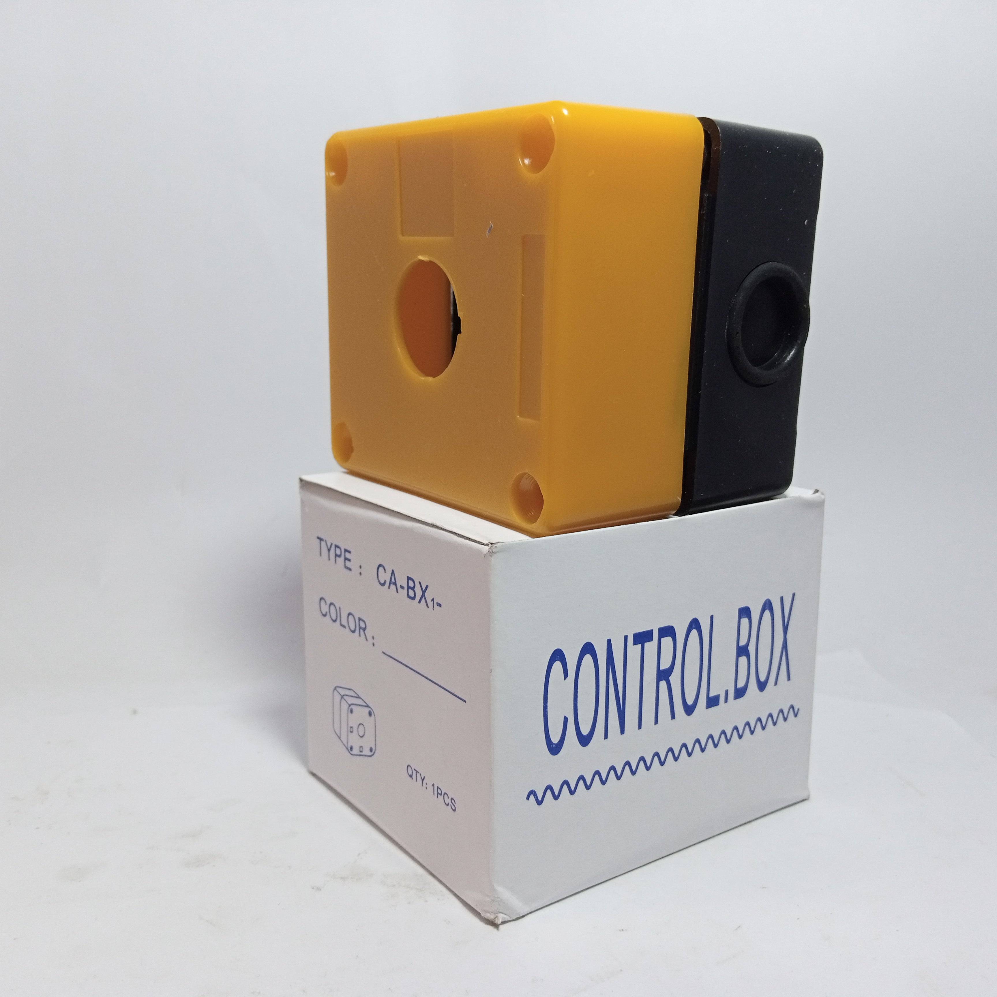 Switch Hole Box for 22mm Push Button Plastic in Pakistan - 1 Hole thumbnail 4
