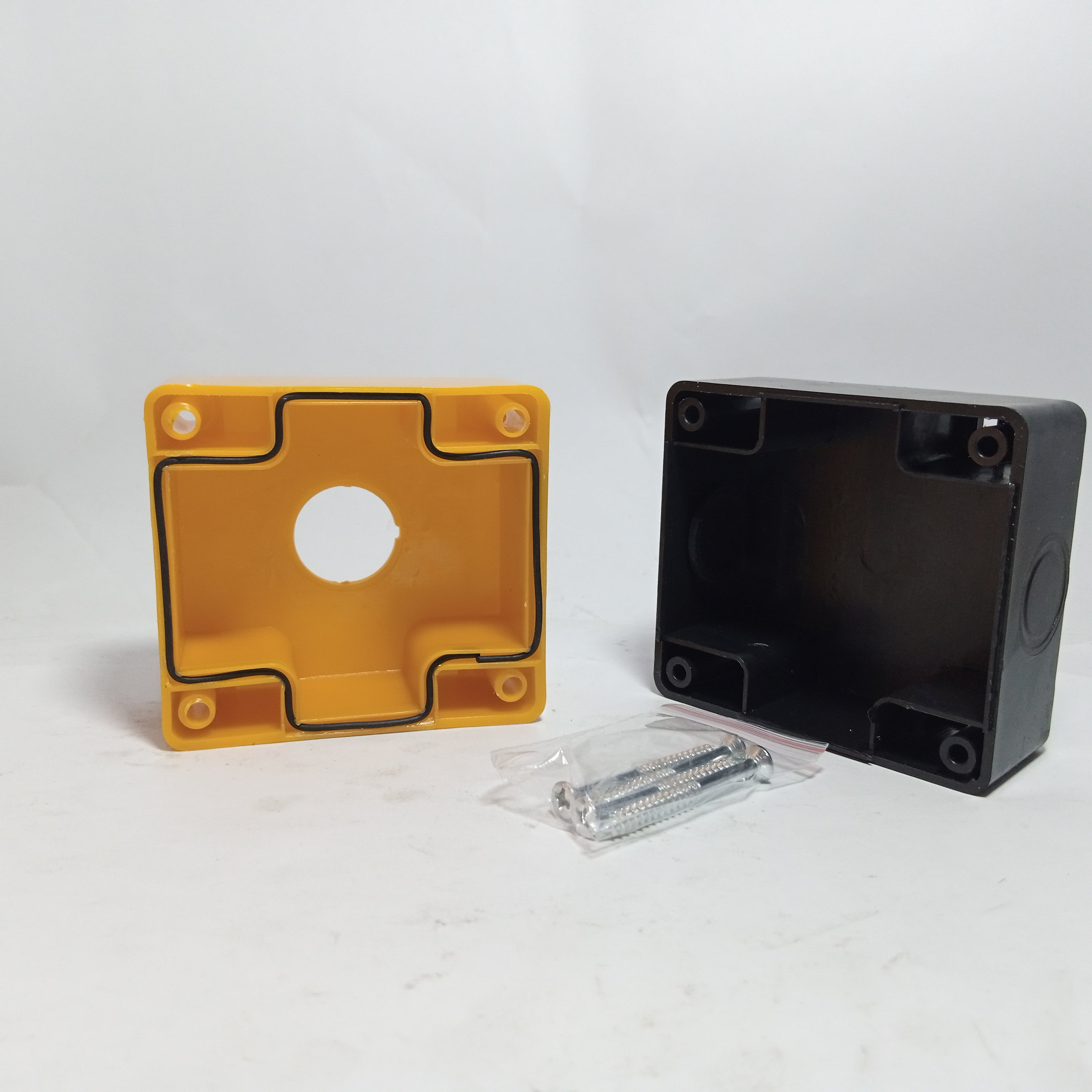 Switch Hole Box for 22mm Push Button Plastic in Pakistan - 1 Hole thumbnail 5