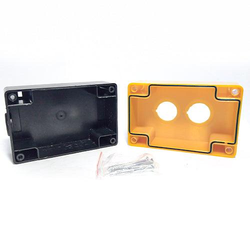 Switch Hole Box for 22mm Push Button Plastic in Pakistan - 2 Hole