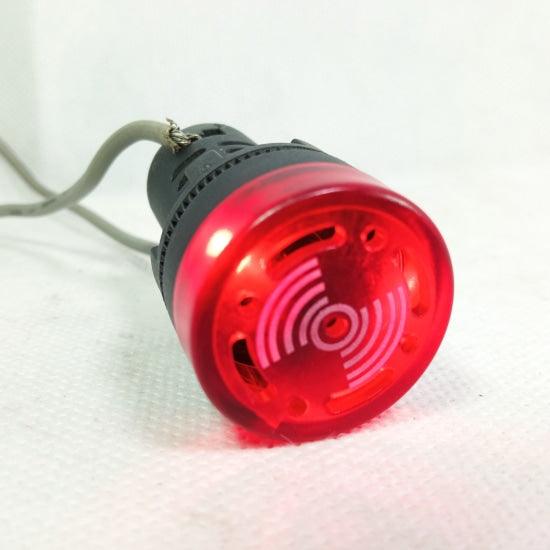 Buzzer with Red LED Light AD16-22SM ACDC220V 22mm Diameter in Pakistan - 110v
