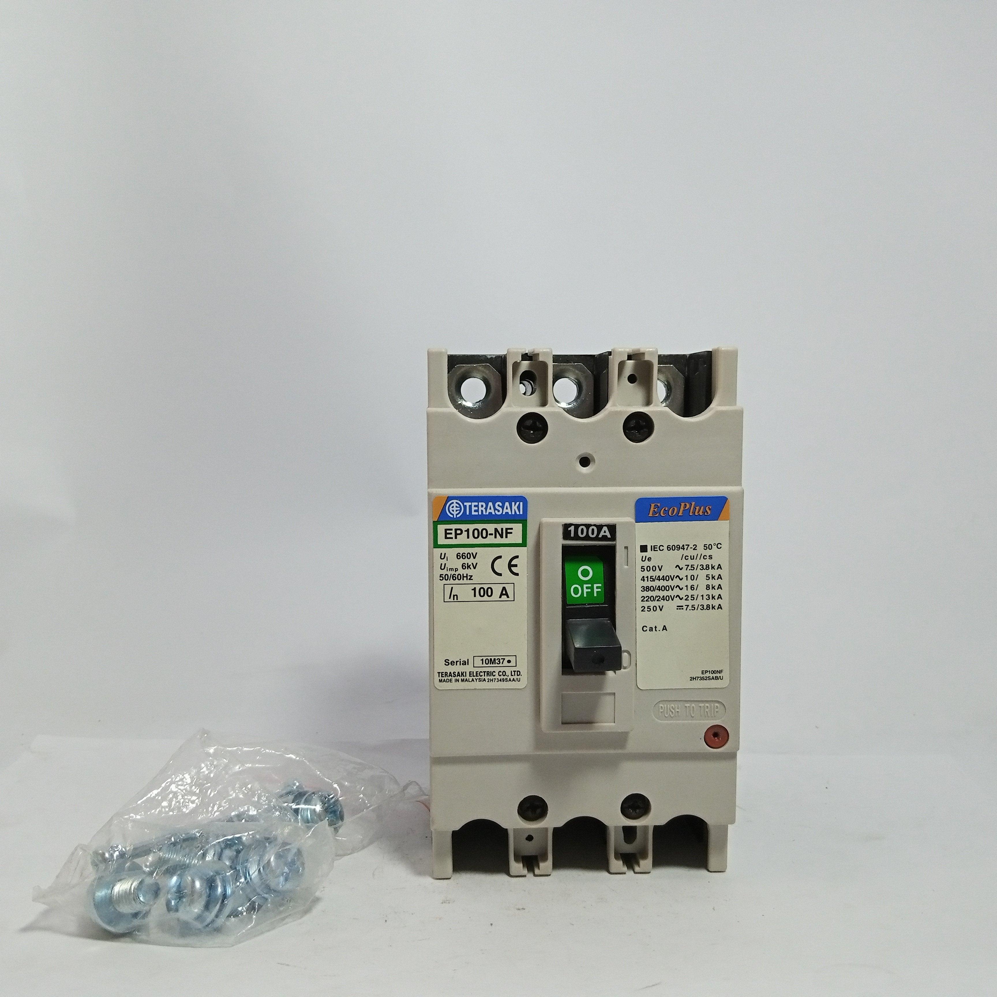Moulded Case Circuit Breaker Ep100 NF MCCB Terasaki used  in Pakistan - 32A thumbnail 2
