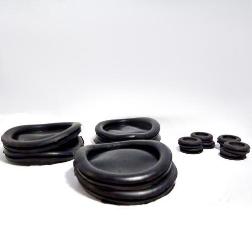 Black Rubber Plug Hole Socket Hardware Tool for Valve Pump Water Hose (12 Pcs) - 30mm thumbnail 2