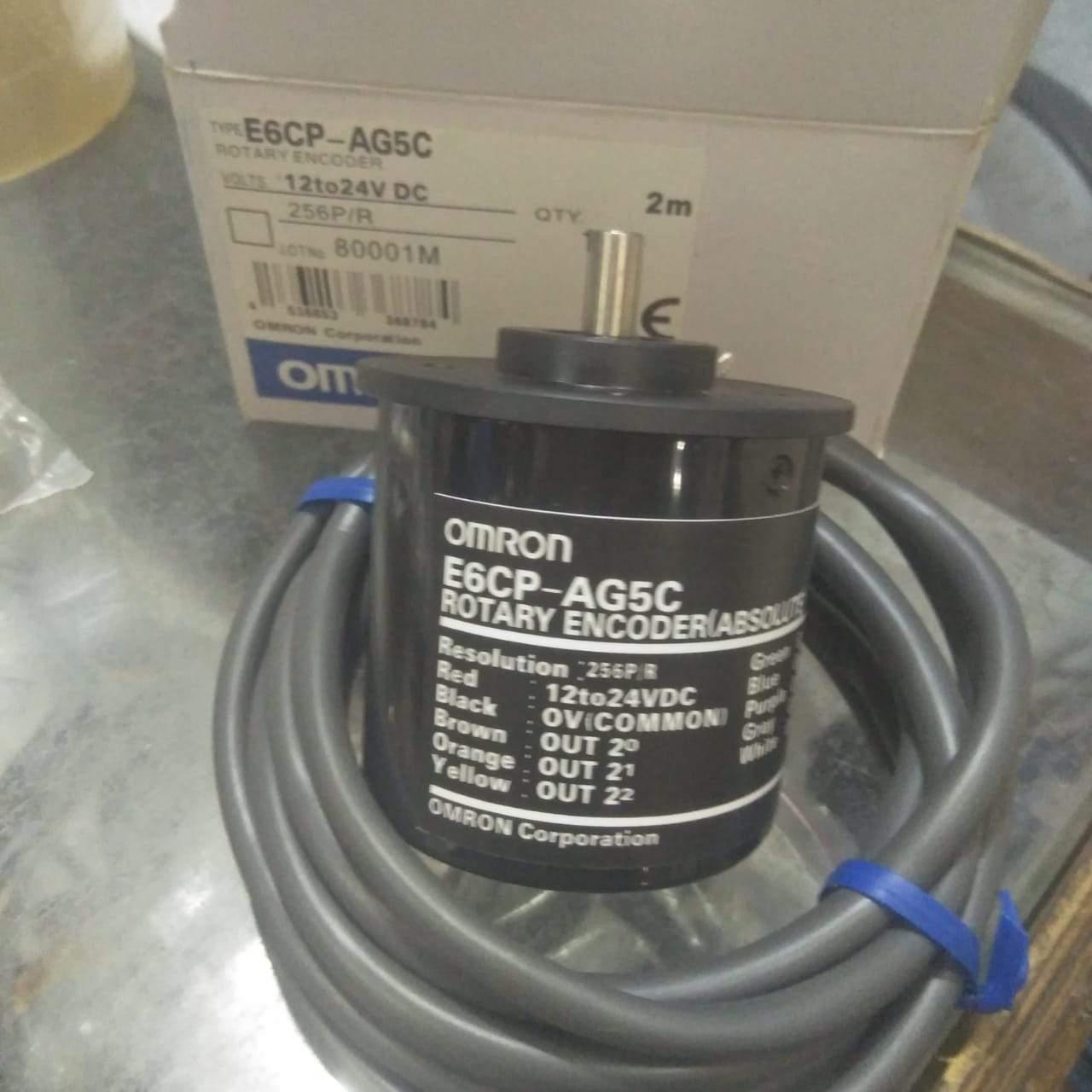Absolute Omron Encoder E6CP-AG5C Omron Rotary Encoder, 12-24 VDC in Pakistan - 1024PPR