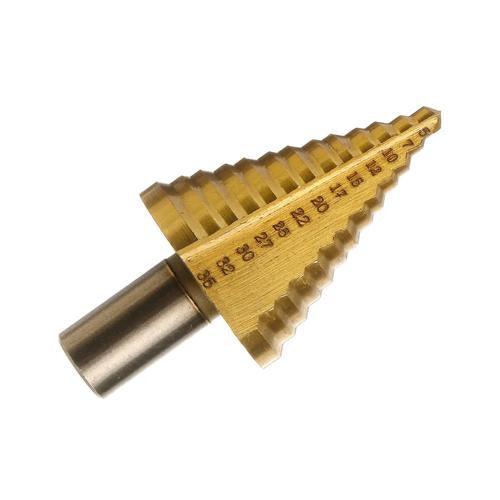 5-35mm HSS Titanium Step Cone Drill Bit High Speed Steel Wood Steel Hole Cutter in Pakistan thumbnail 4