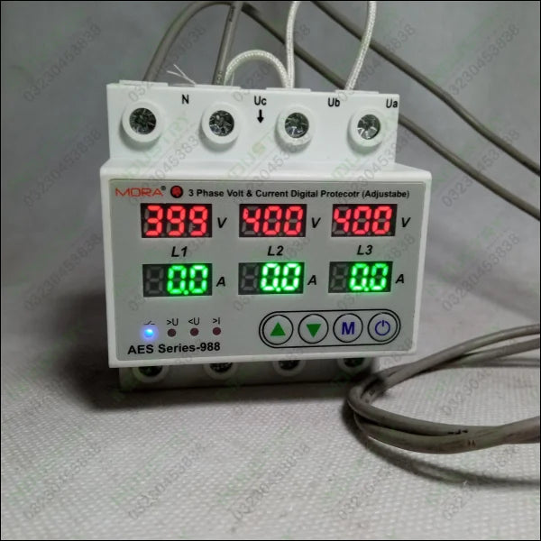 MR-FVA Adjustable 3-Phase Voltage & Phase Sequence Monitoring Relay in Pakistan thumbnail 2