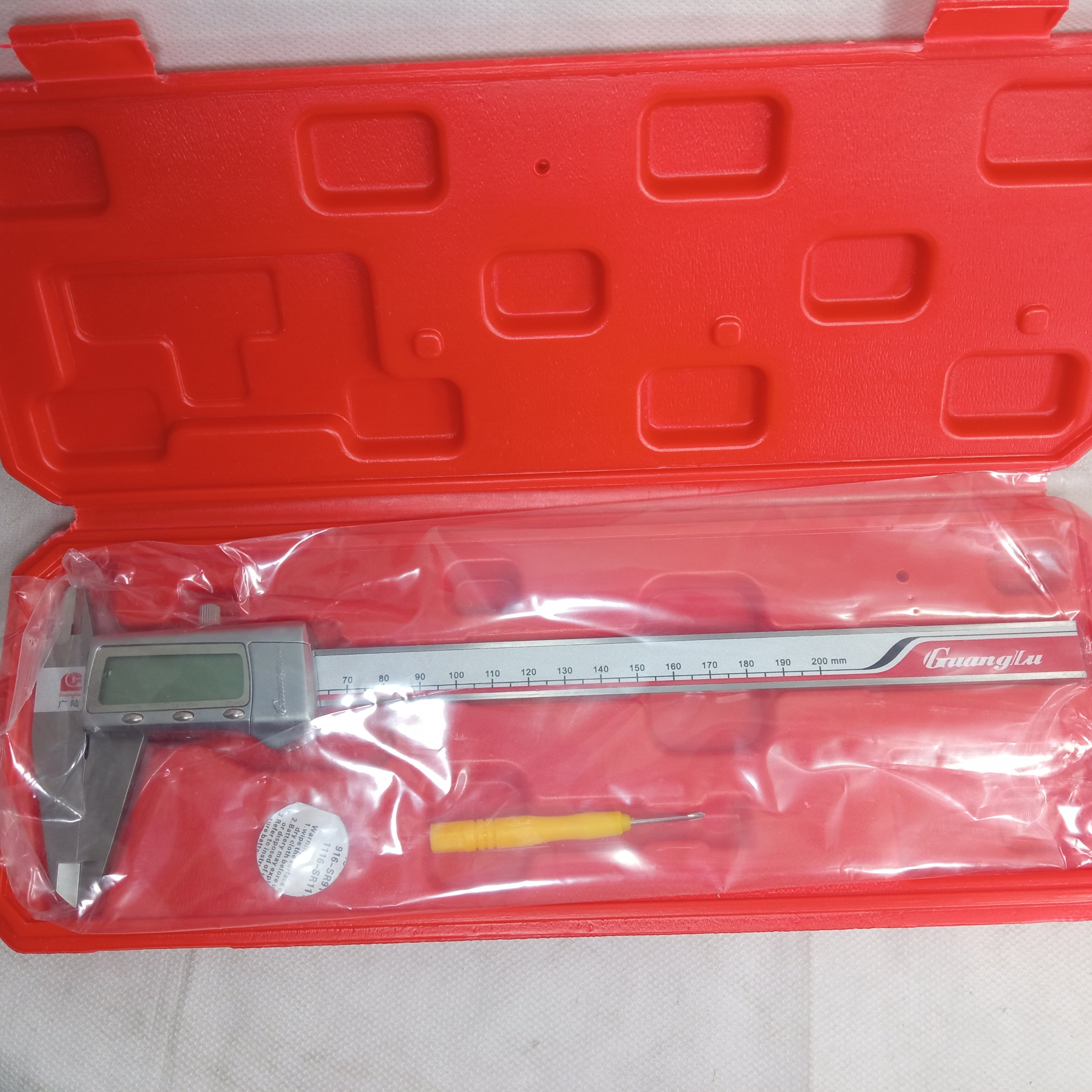 Stainless Steel Digital Vernier Caliper GUANGLU Digital Caliper Measuring Tool in Pakistan - 8 Inch 200mm thumbnail 8